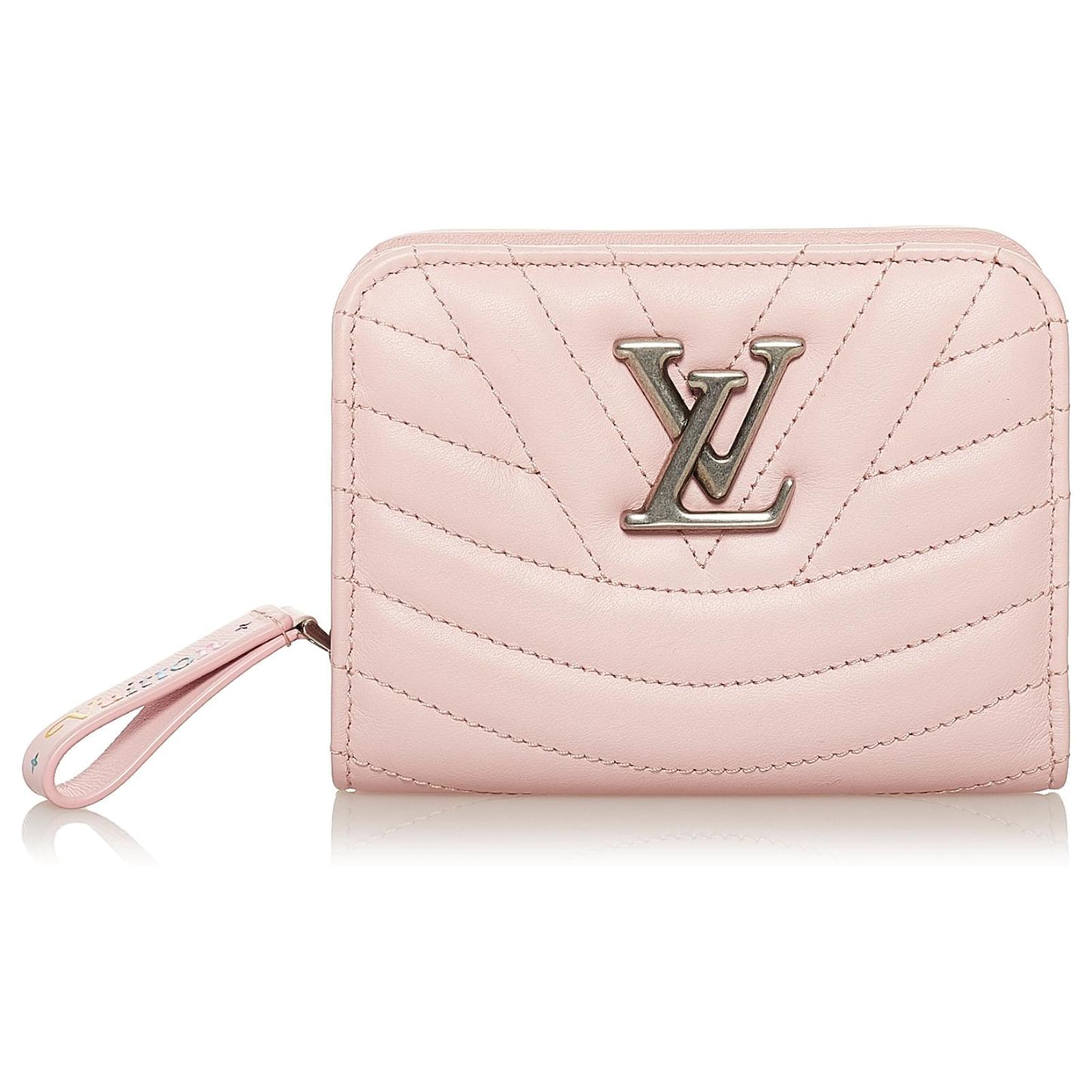 Louis Vuitton Pink New Wave Compact Wallet Leather Pony-style calfskin  ref.762977 - Joli Closet