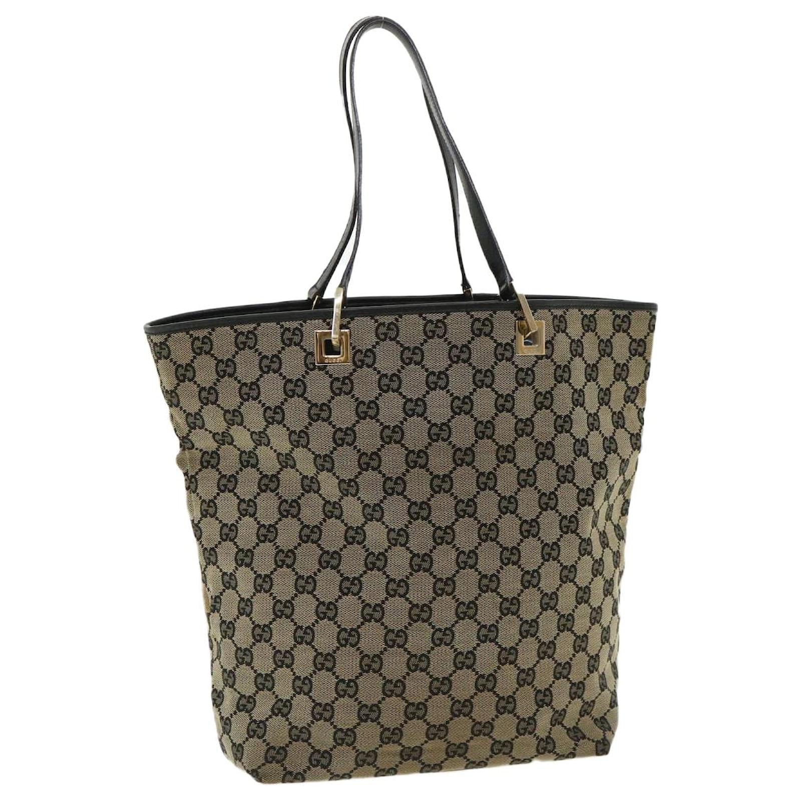 Gucci Gg Canvas Tote Bag Beige 0021098 1705 Auth Ac1604 Ref 763400 Gucci Gg Canvas Tote Bag Beige 0021098 1705 Auth Ac1604 Ref 763400