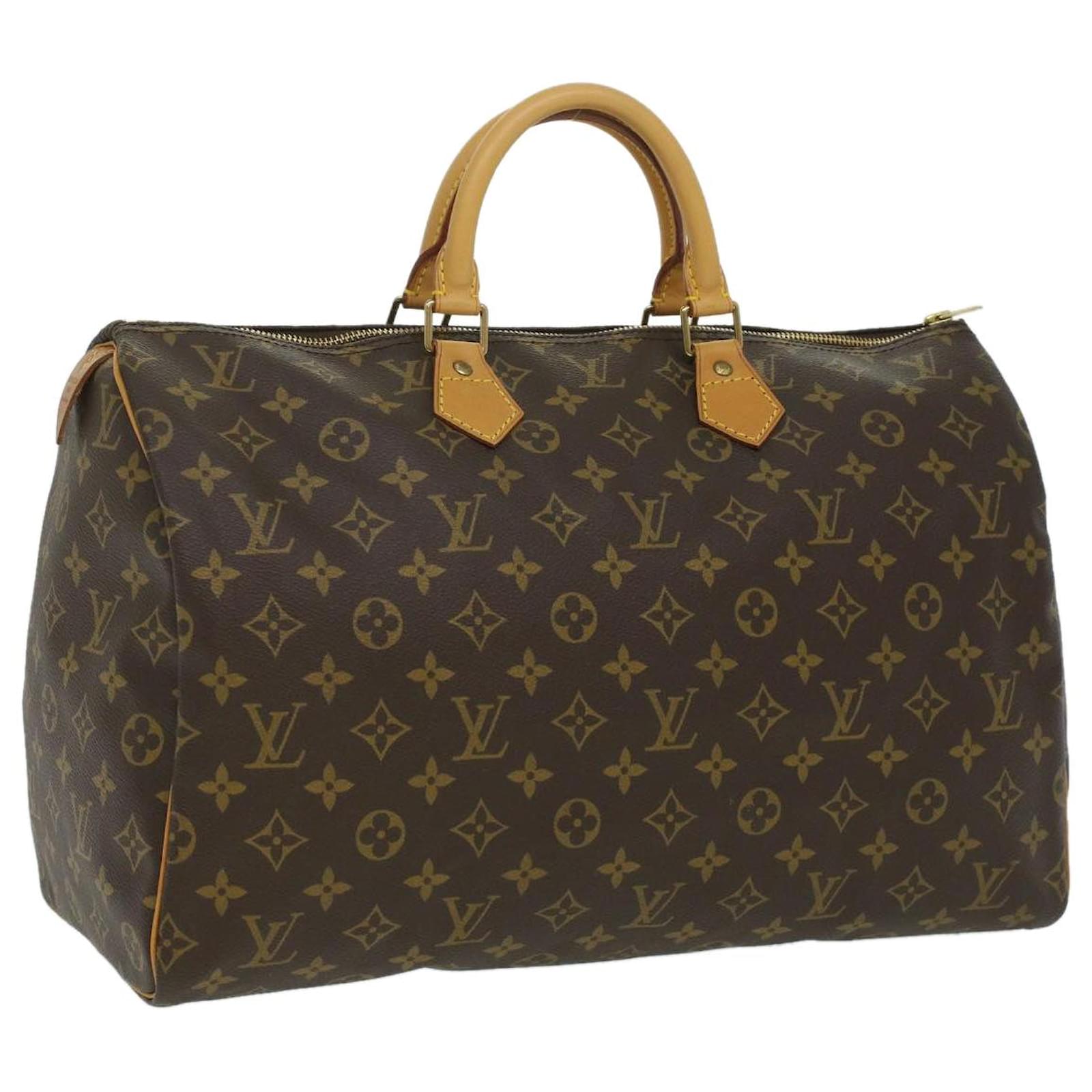 Louis Vuitton Monogram Speedy 40 Hand Bag M41522 LV Auth ar8552