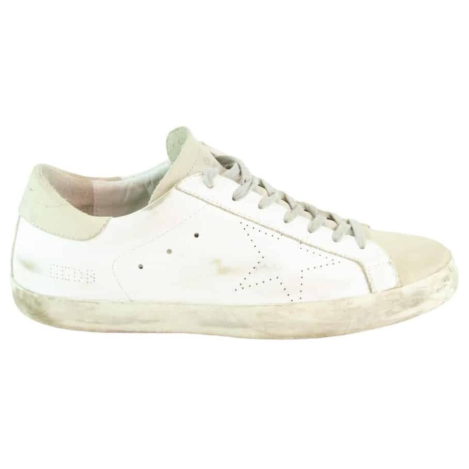 Zapatillas Golden Goose 41 Blanco Cuero Joli Closet
