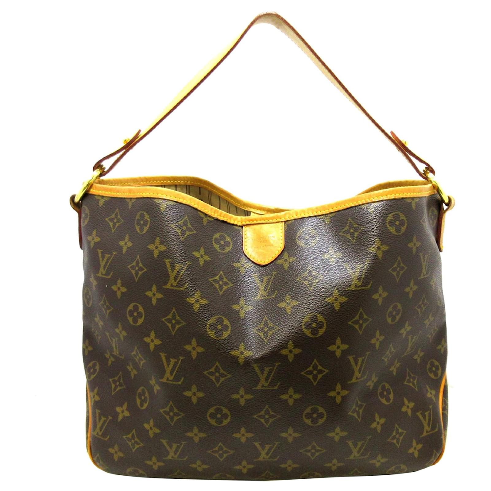 LOUIS VUITTON Donna Delightful in Tela in Marrone