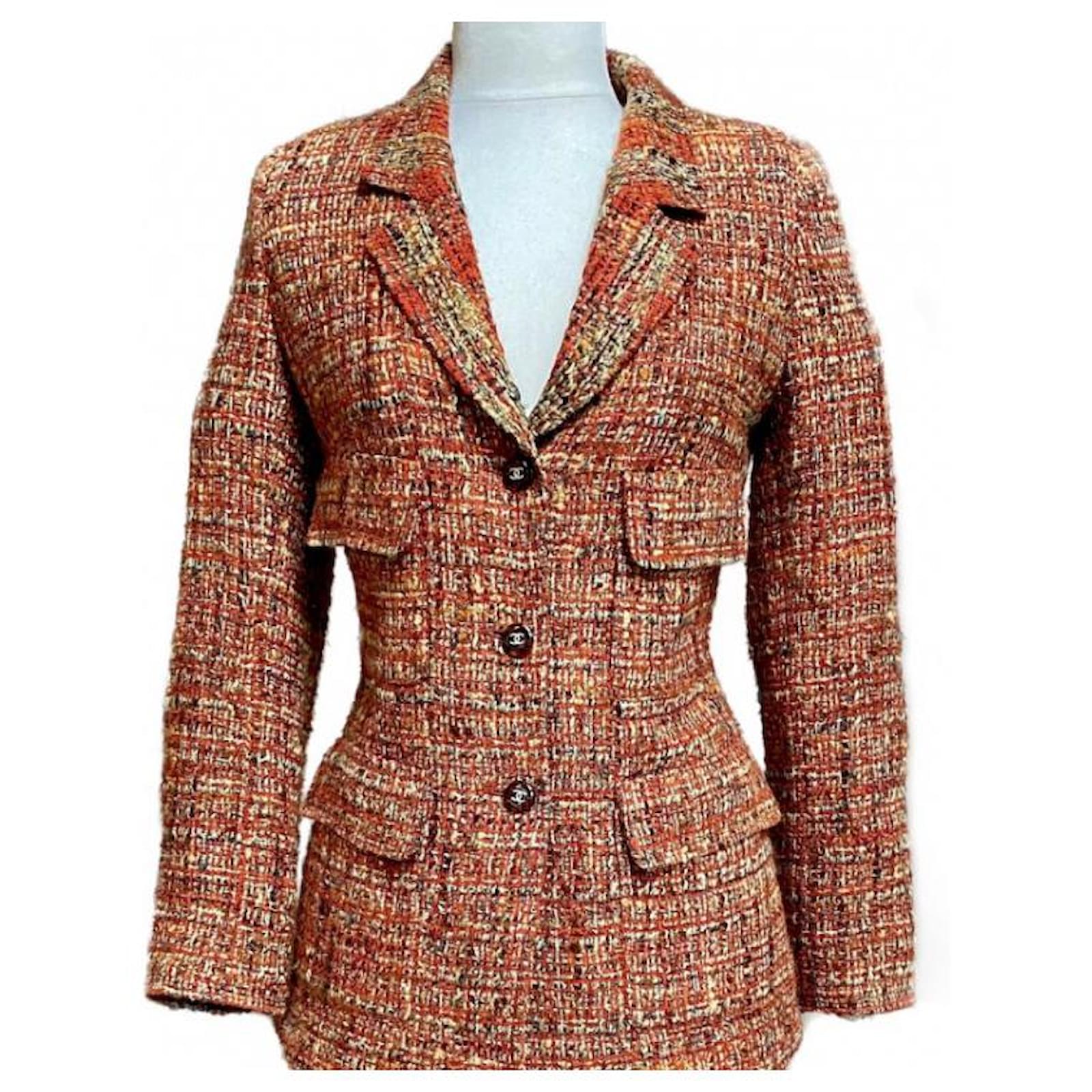 CHANEL FANTASY TWEED SUIT FROM 1998 SPRING COLLECTION