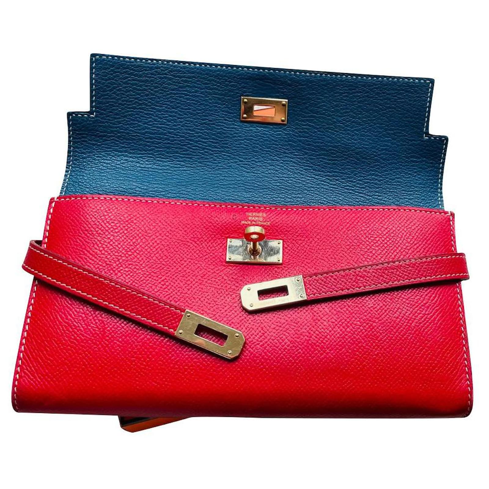 Hermès Wallets Red Leather ref.764434 Joli Closet