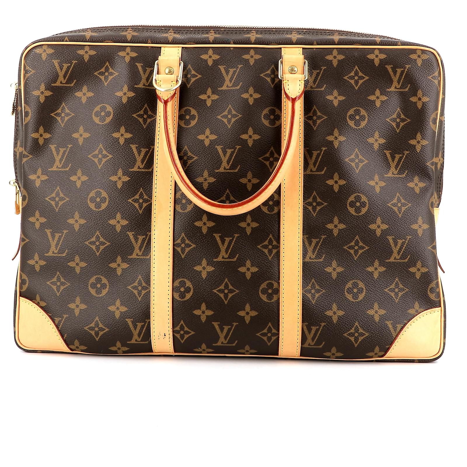 Louis Vuitton Porte Documents Voyage Business Bag(Brown)