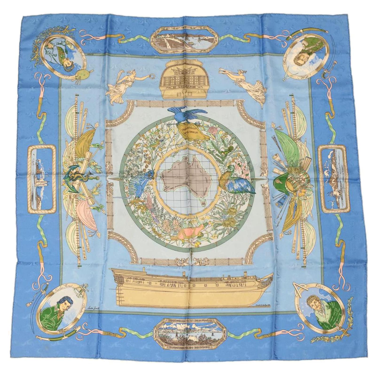 herm-s-carr-90-soie-bleu-ref-766445-joli-closet