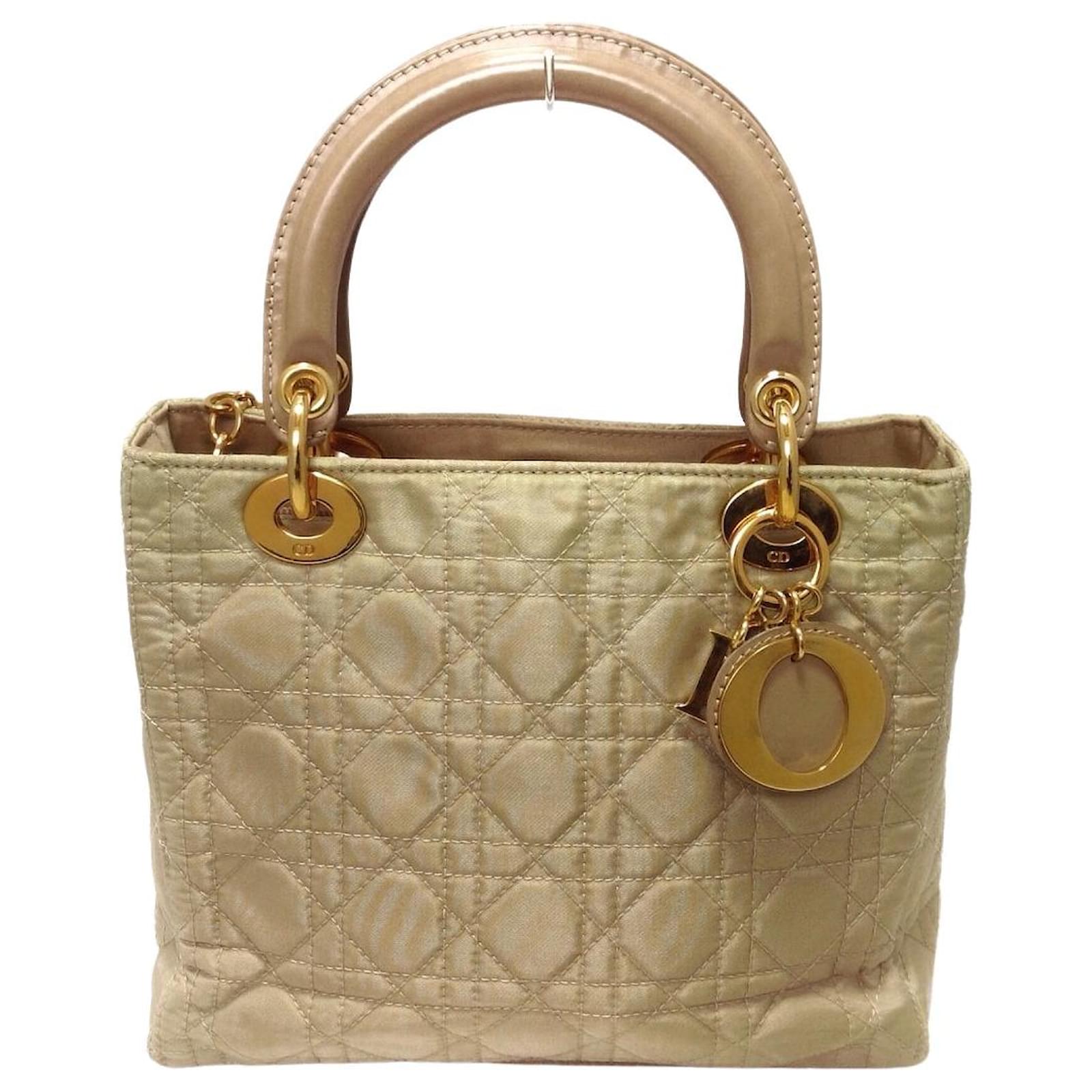 Dior Lady Dior Beige Synthetic ref.766452 - Joli Closet