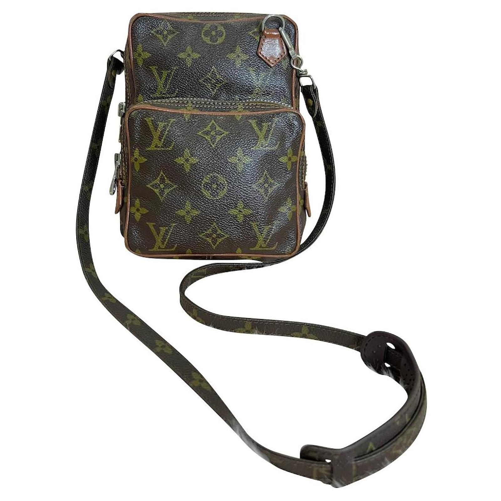 Louis Vuitton Monogram Mini  Crossbody Bag Brown Leather ref.766808 -  Joli Closet