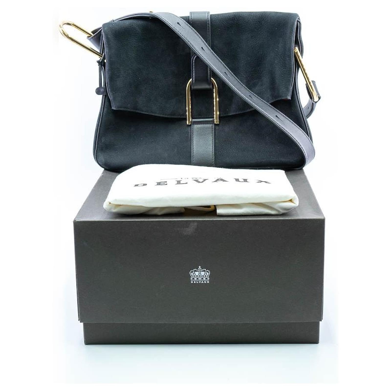 DELVAUX Femme Givry Shoulder Bag en Cuir en Noir