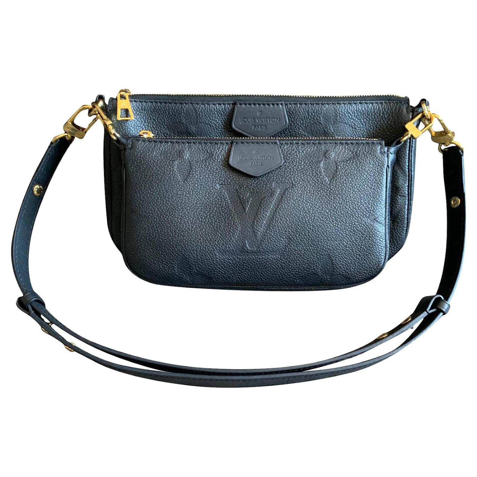 Louis Vuitton Multi Pochette Empreinte Leather Shoulder Bag