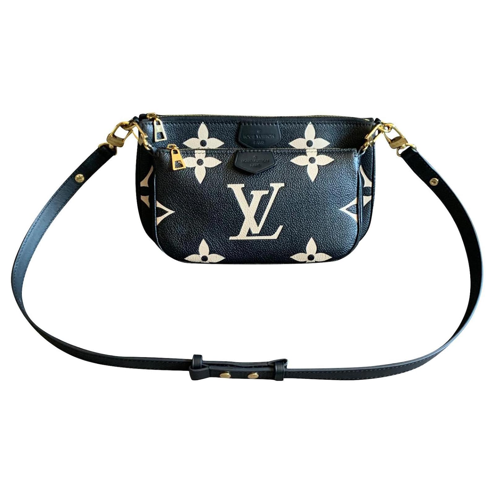 Louis Vuitton Multi Pochette Accessories bag Black Leather ref.767322 -  Joli Closet
