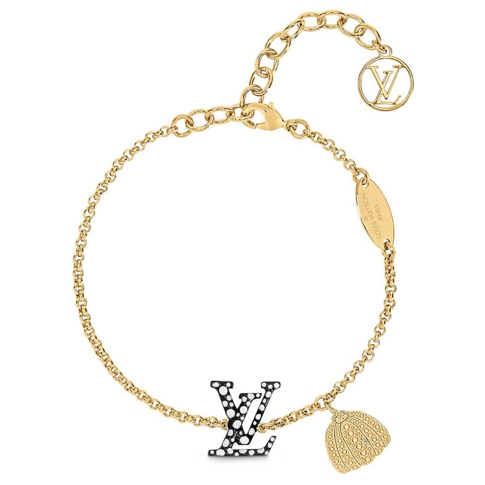 LOUIS VUITTON Metal Louisette Bracelet Gold Gold