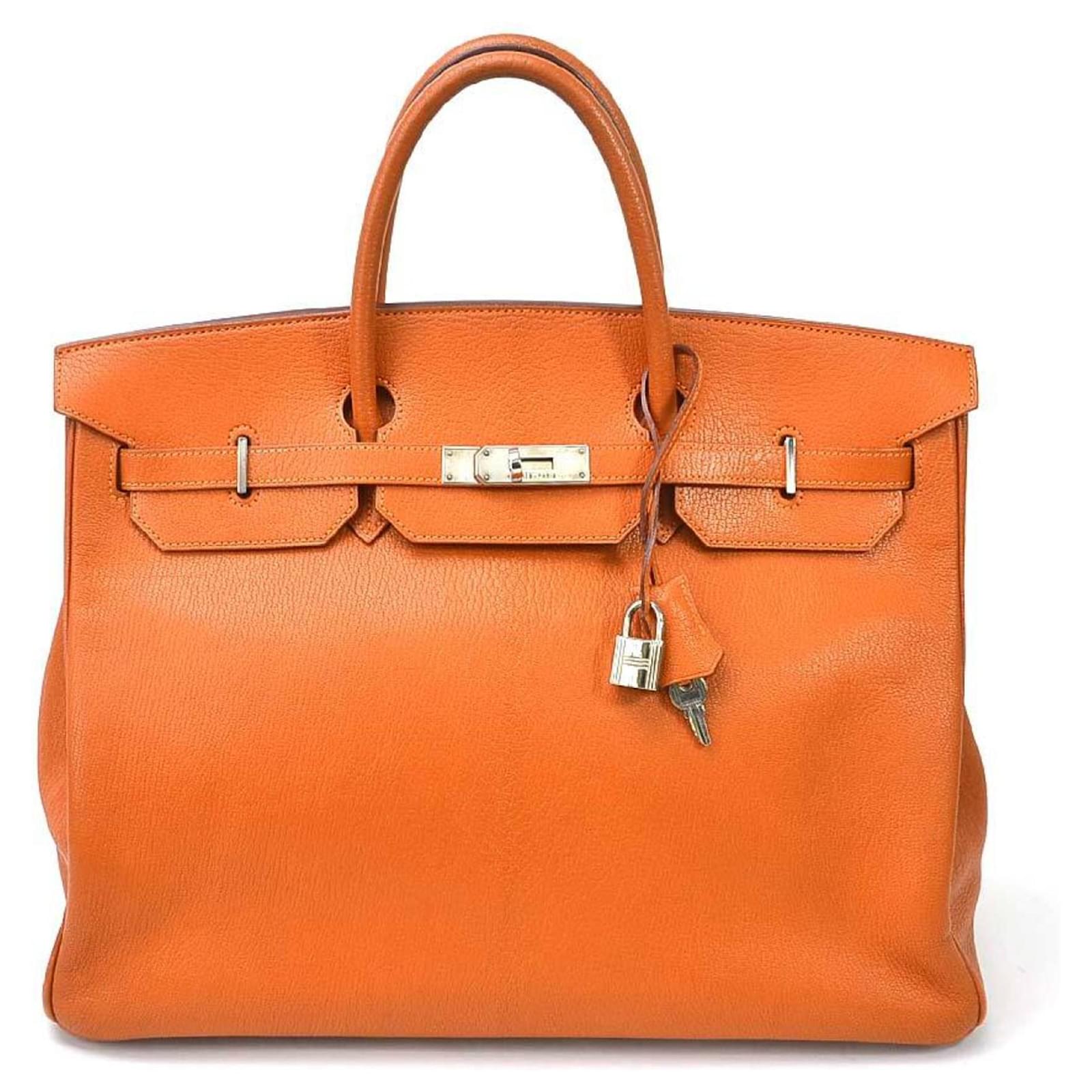 Hermès Birkin 40 Orange Leather ref.767775 - Joli Closet