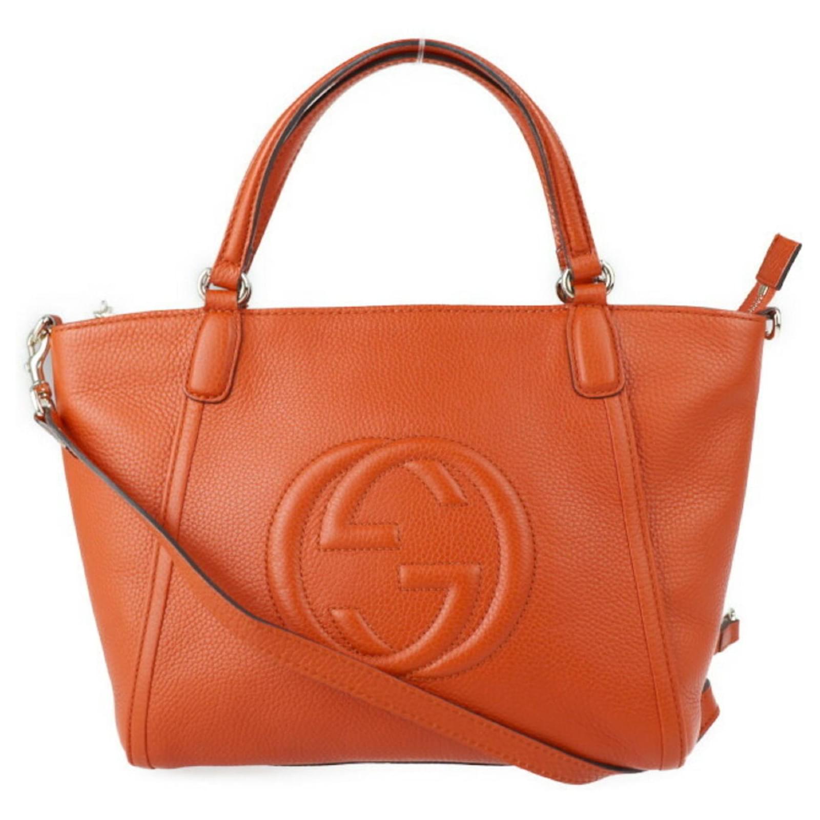 Gucci Soho Orange Leather ref.767996 - Joli Closet