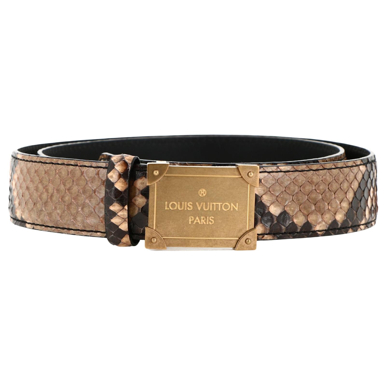 Louis Vuitton Brown Leather ref.768341 Joli Closet