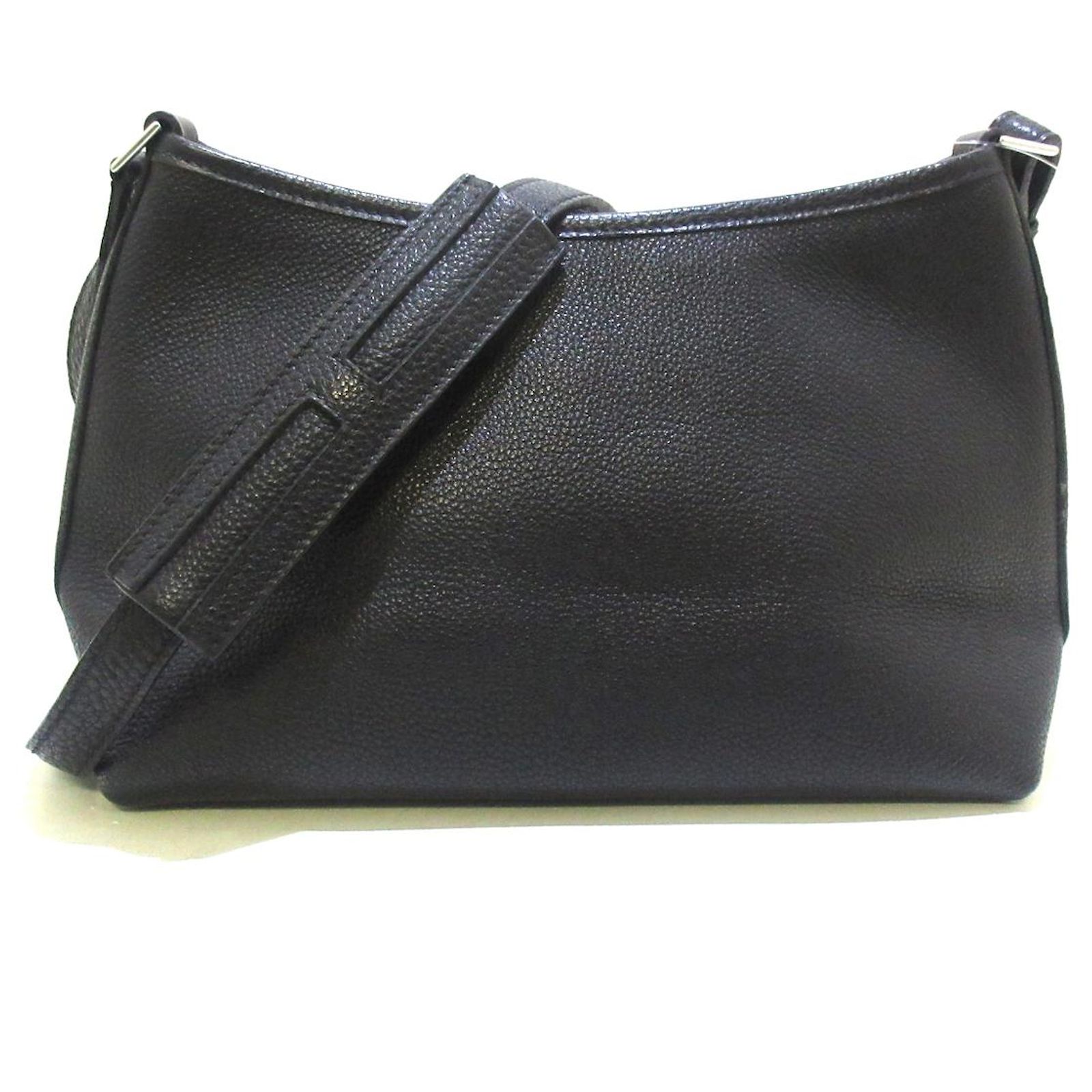 Hermès Berlingo Schwarz Leder ref.768441 - Joli Closet