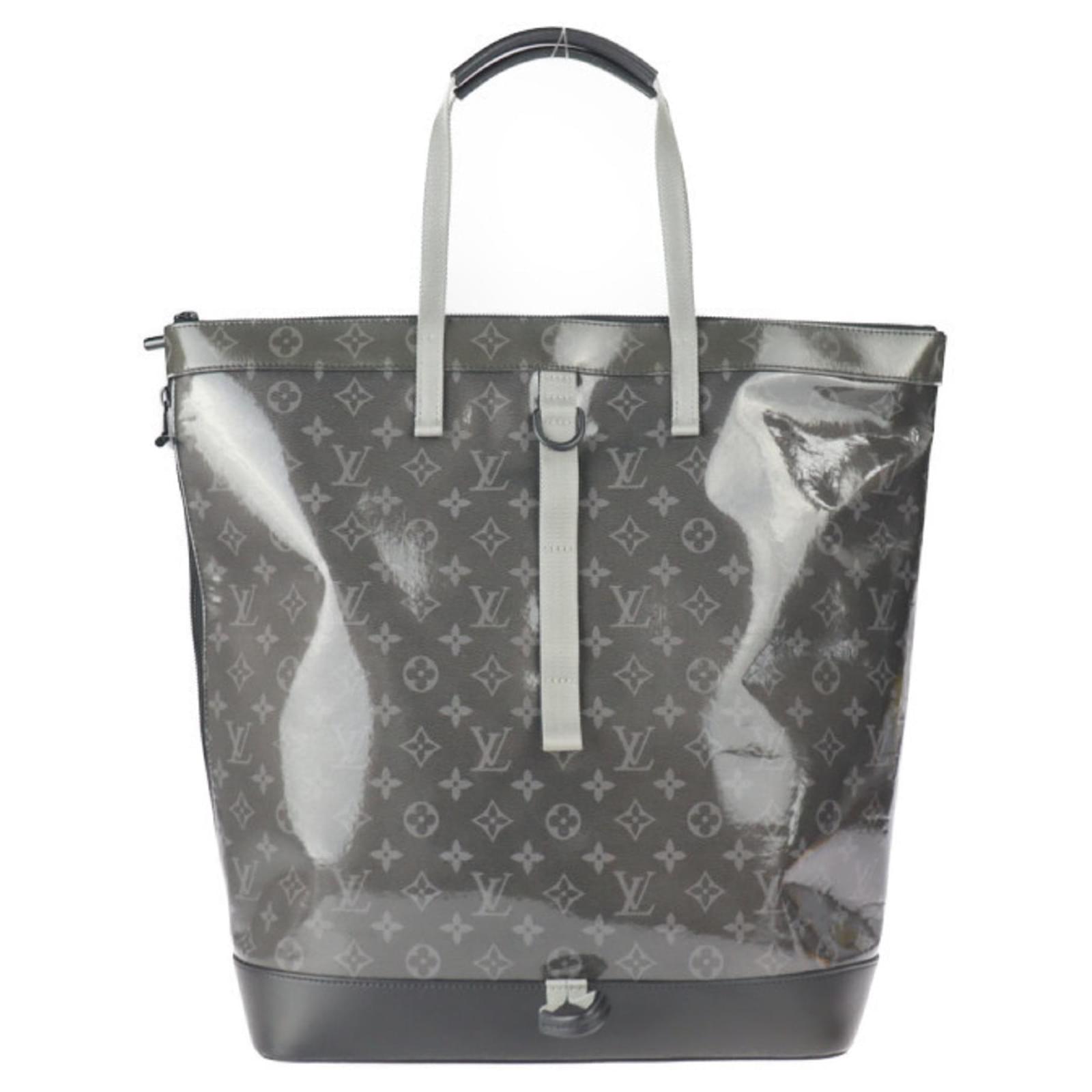 Louis Vuitton Cassiar Leather Backpack Bag (pre-owned) in Gray