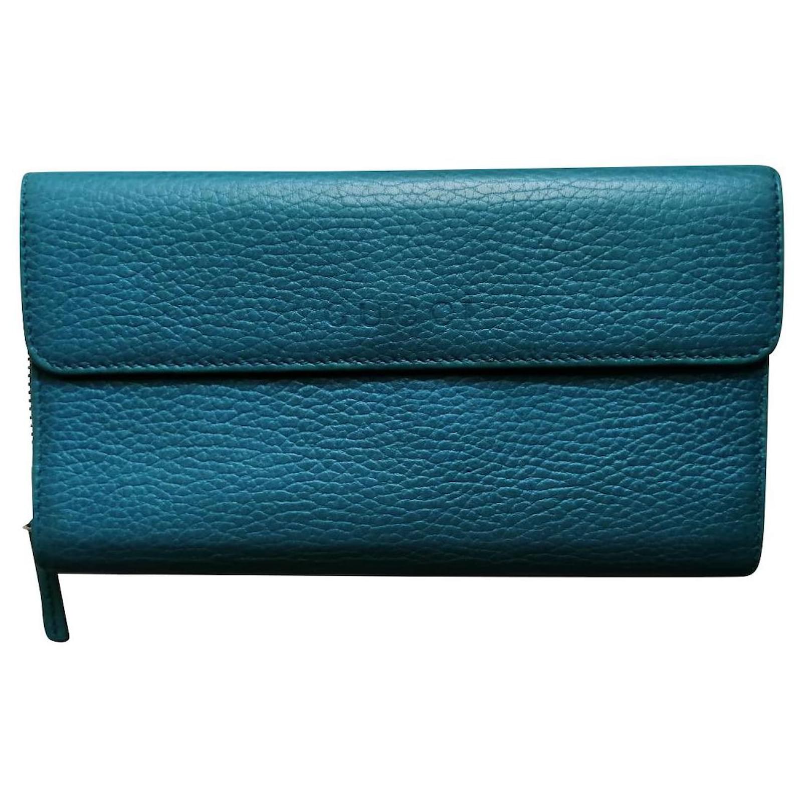 Gucci Wallets Green Leather ref.768975 - Joli Closet