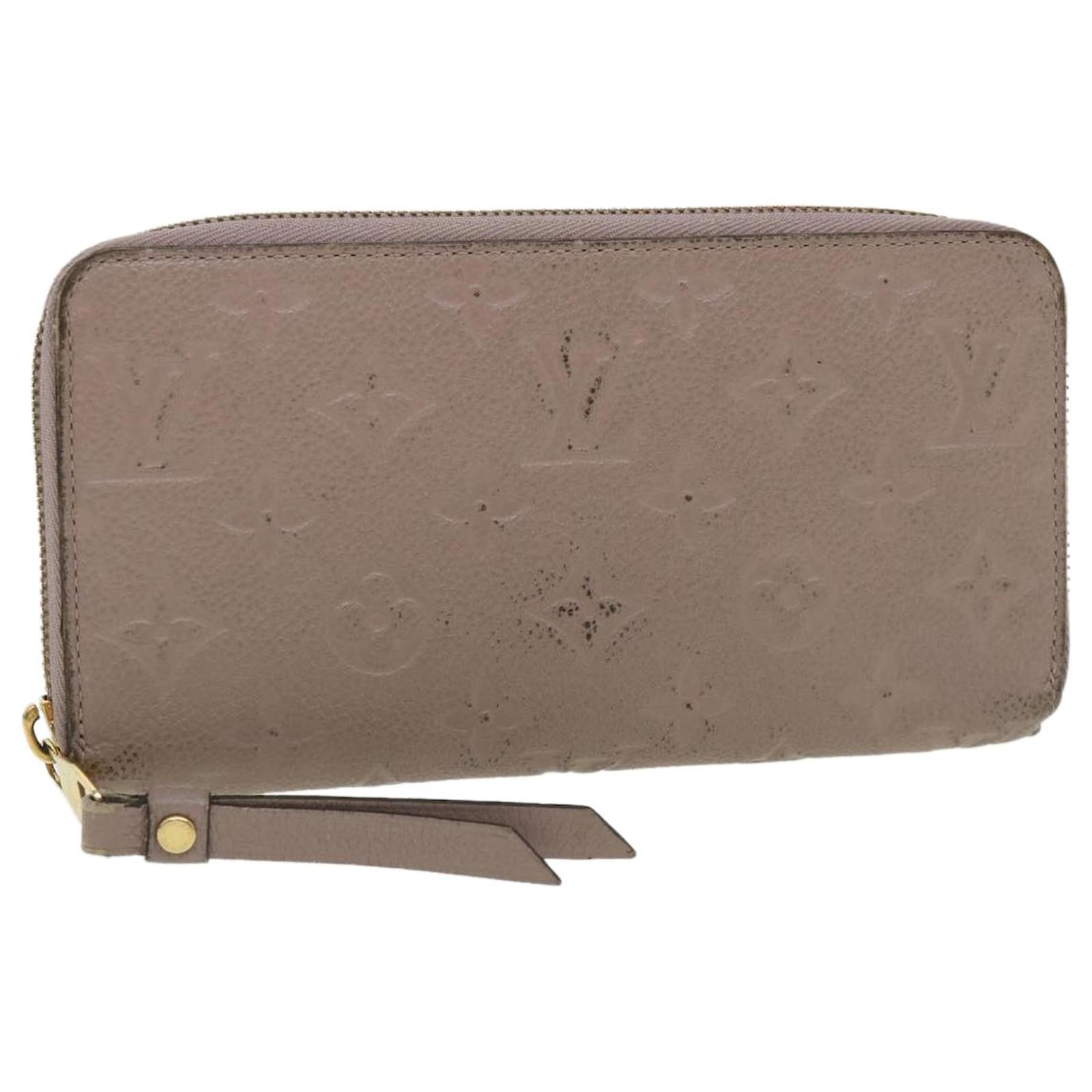 Louis Vuitton LV Monogram Empreinte Leather Zippy Wallet