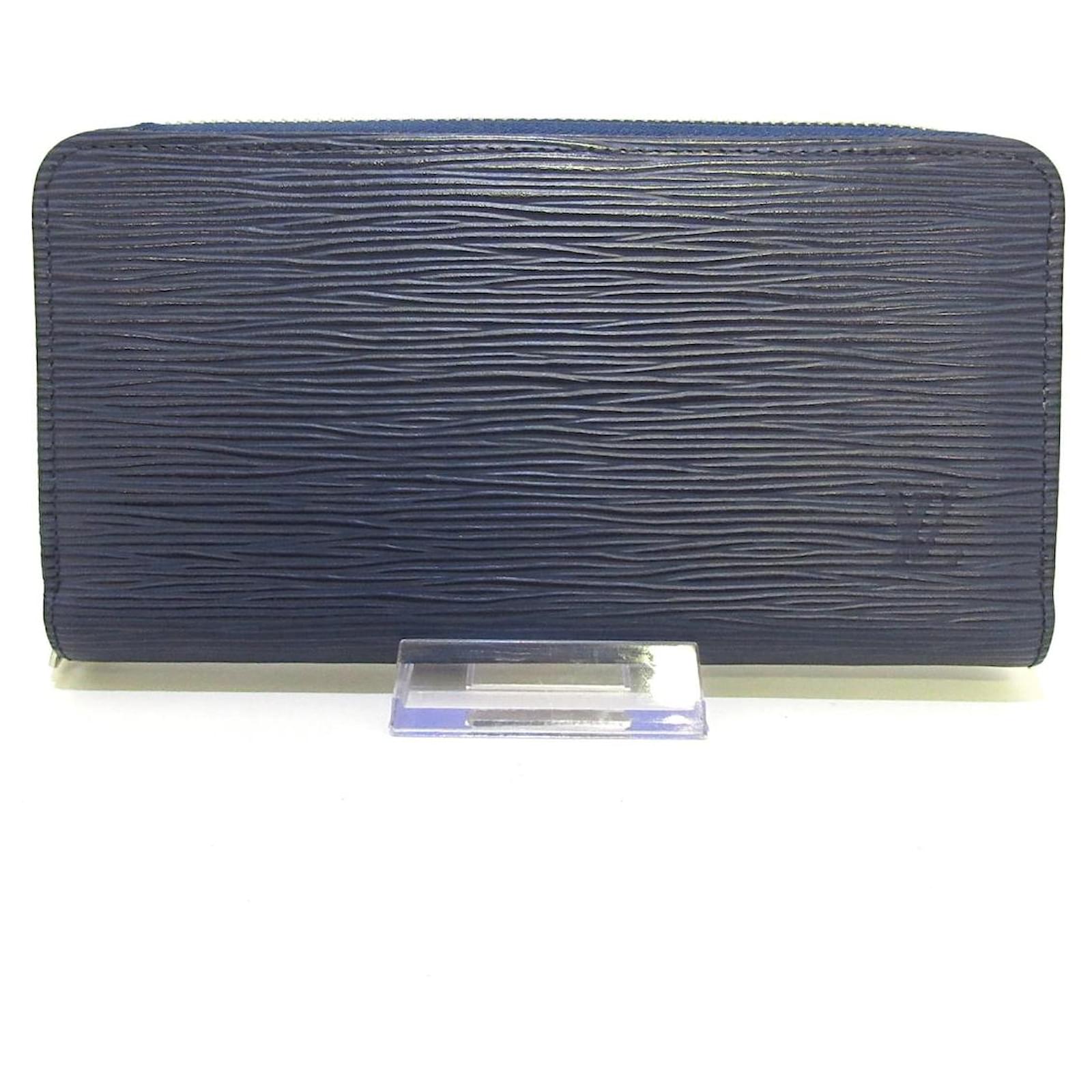 Louis Vuitton Zippy Wallet Navy blue Patent leather ref.725123 - Joli Closet