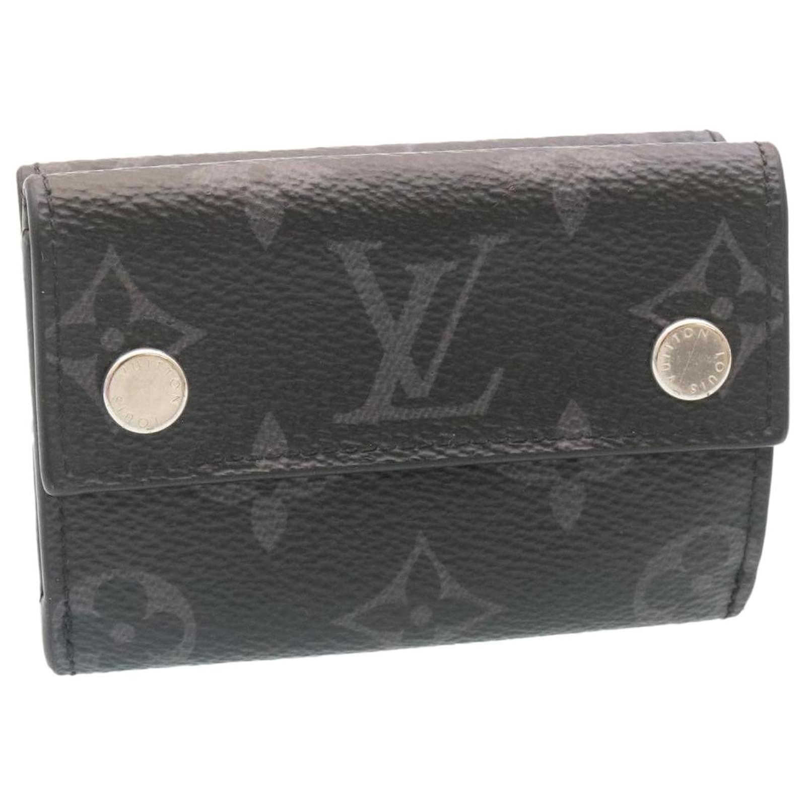 Louis Vuitton Braza Monogram Eclipse Mens Wallet