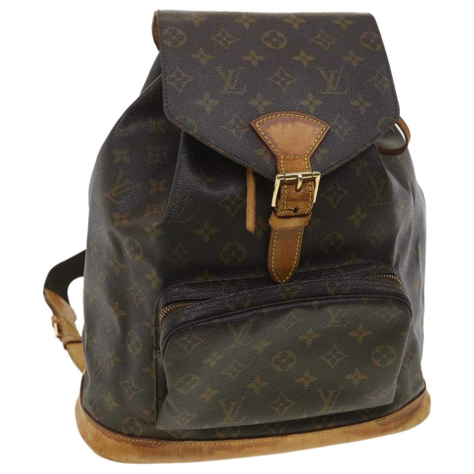 LOUIS VUITTON Monogram Montsouris GM Backpack M51135 LV Auth 34131 ...