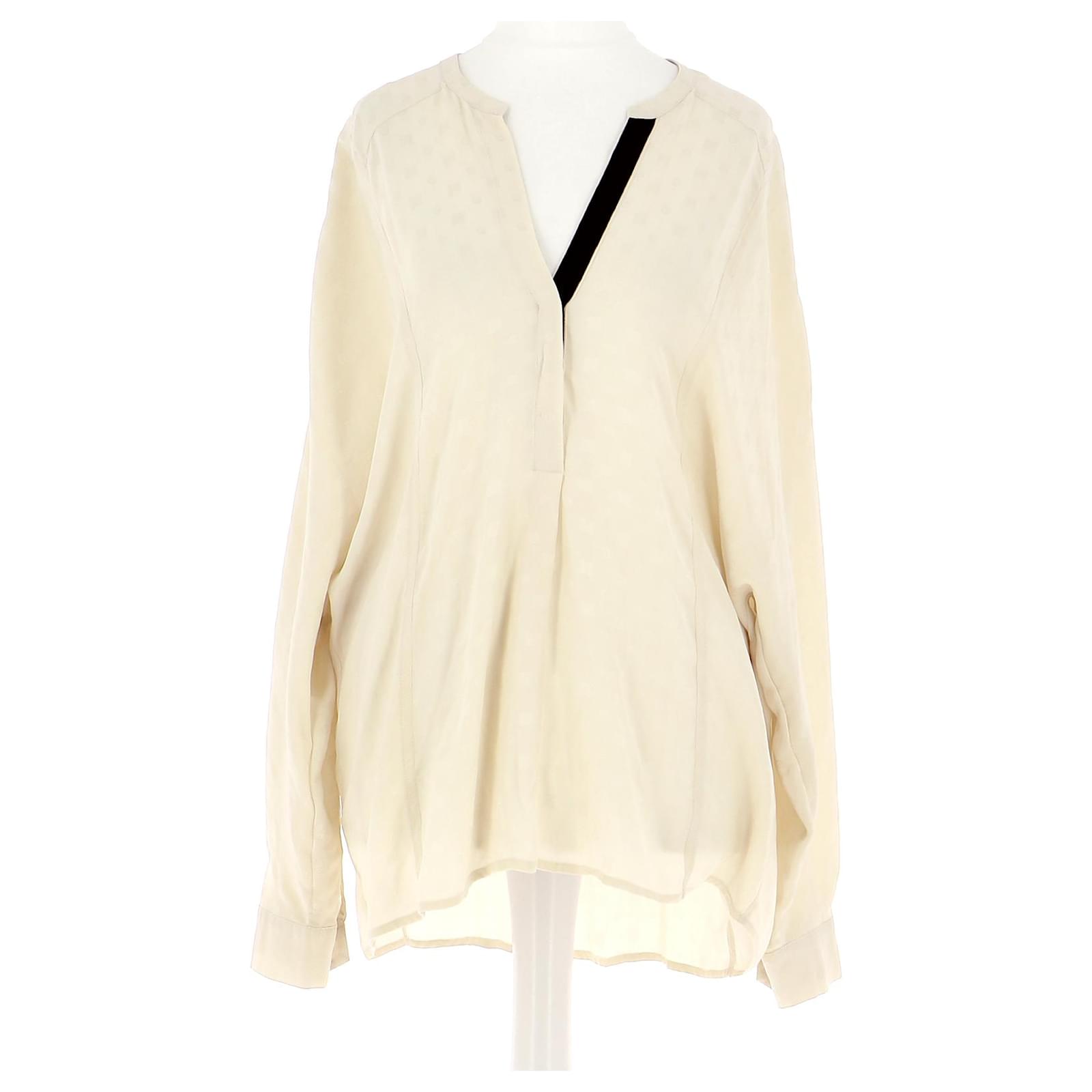 Zadig & Voltaire Shirt Beige Silk ref.771928 - Joli Closet