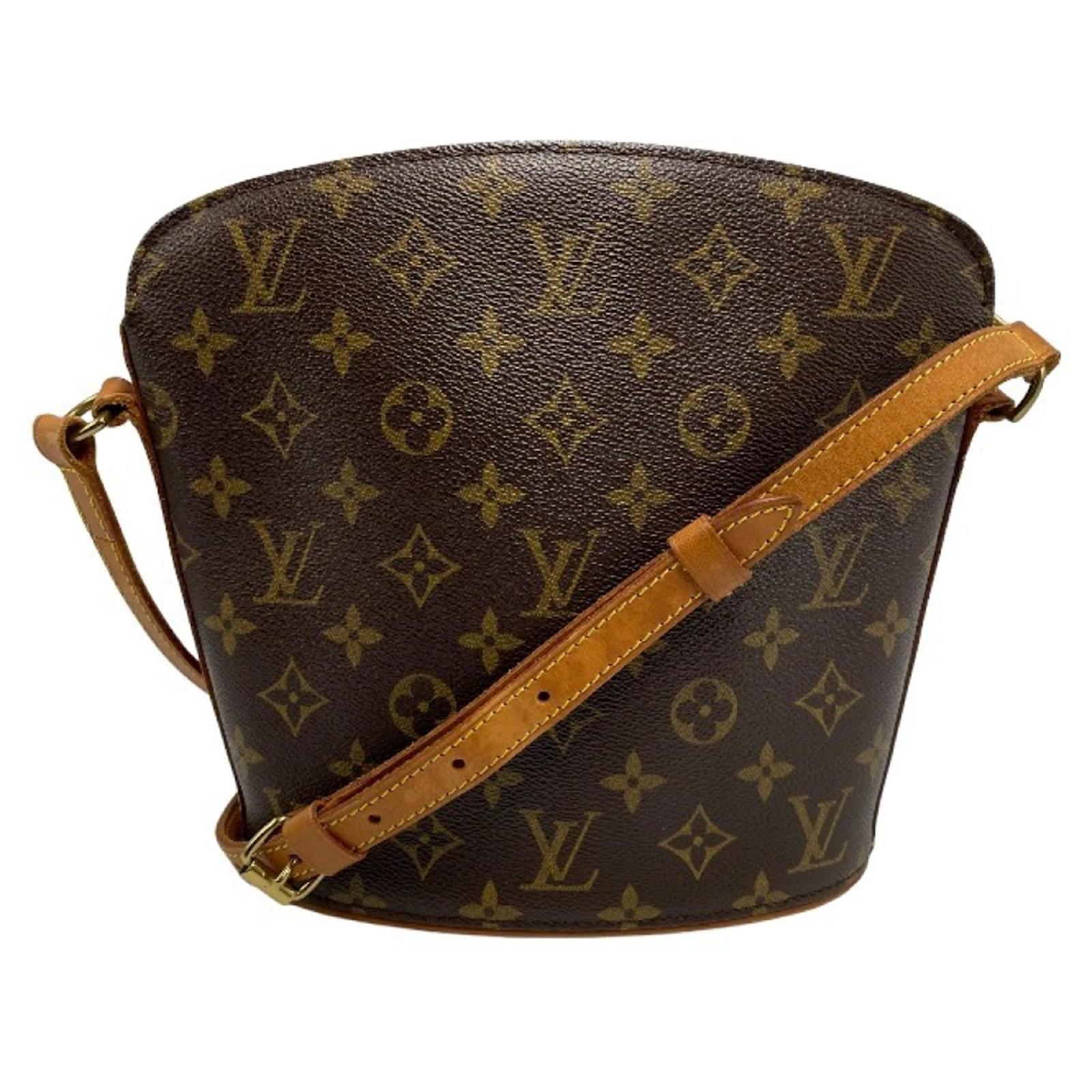 LOUIS VUITTON Drouot Used Shoulder Bag Monogram M51290 France