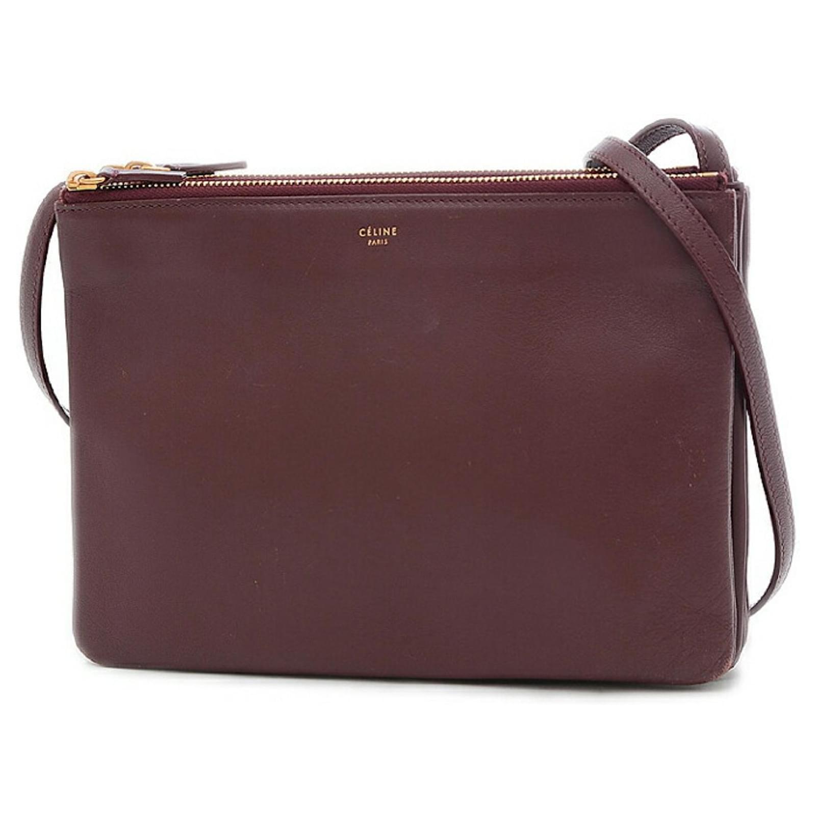 Céline Tri-Fold Leather ref.775201 - Joli Closet