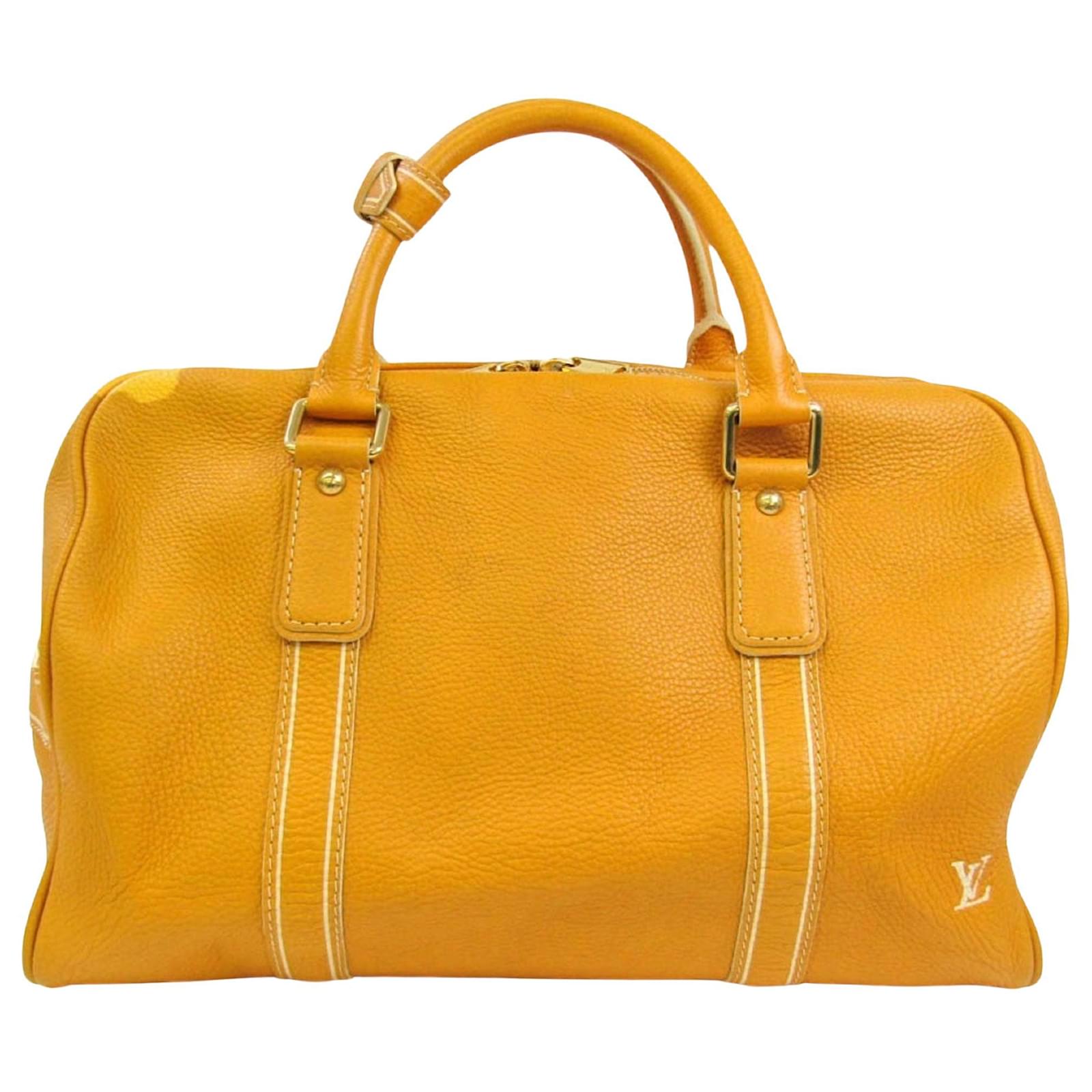 Louis Vuitton Carryall Yellow Leather ref.775560 Joli Closet