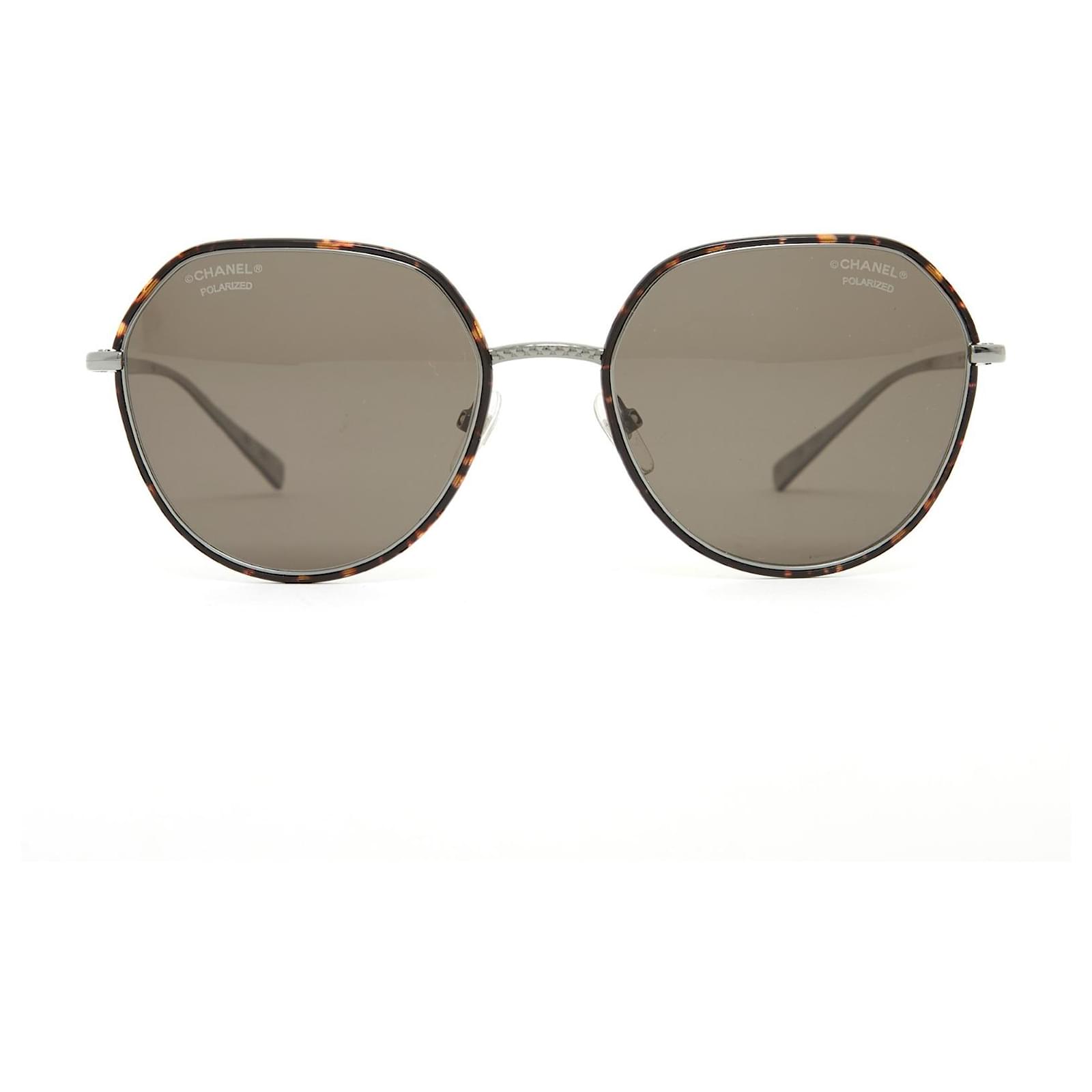 Chanel Round glasses 2022 Brown Metal ref.775773 - Joli Closet