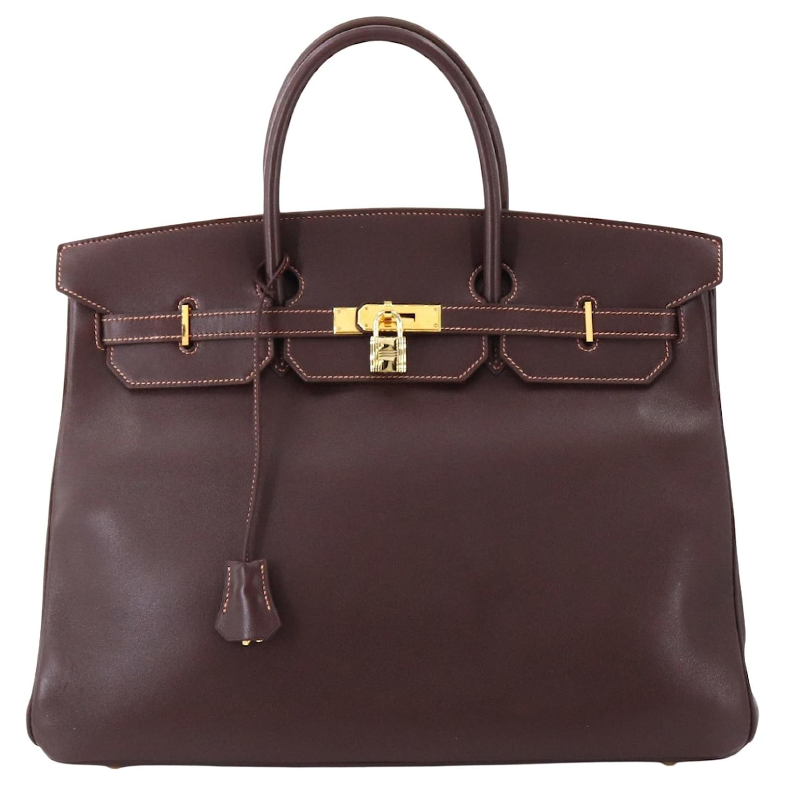 Hermès HERMES BIRKIN 40 Brown Leather ref.775822 - Joli Closet