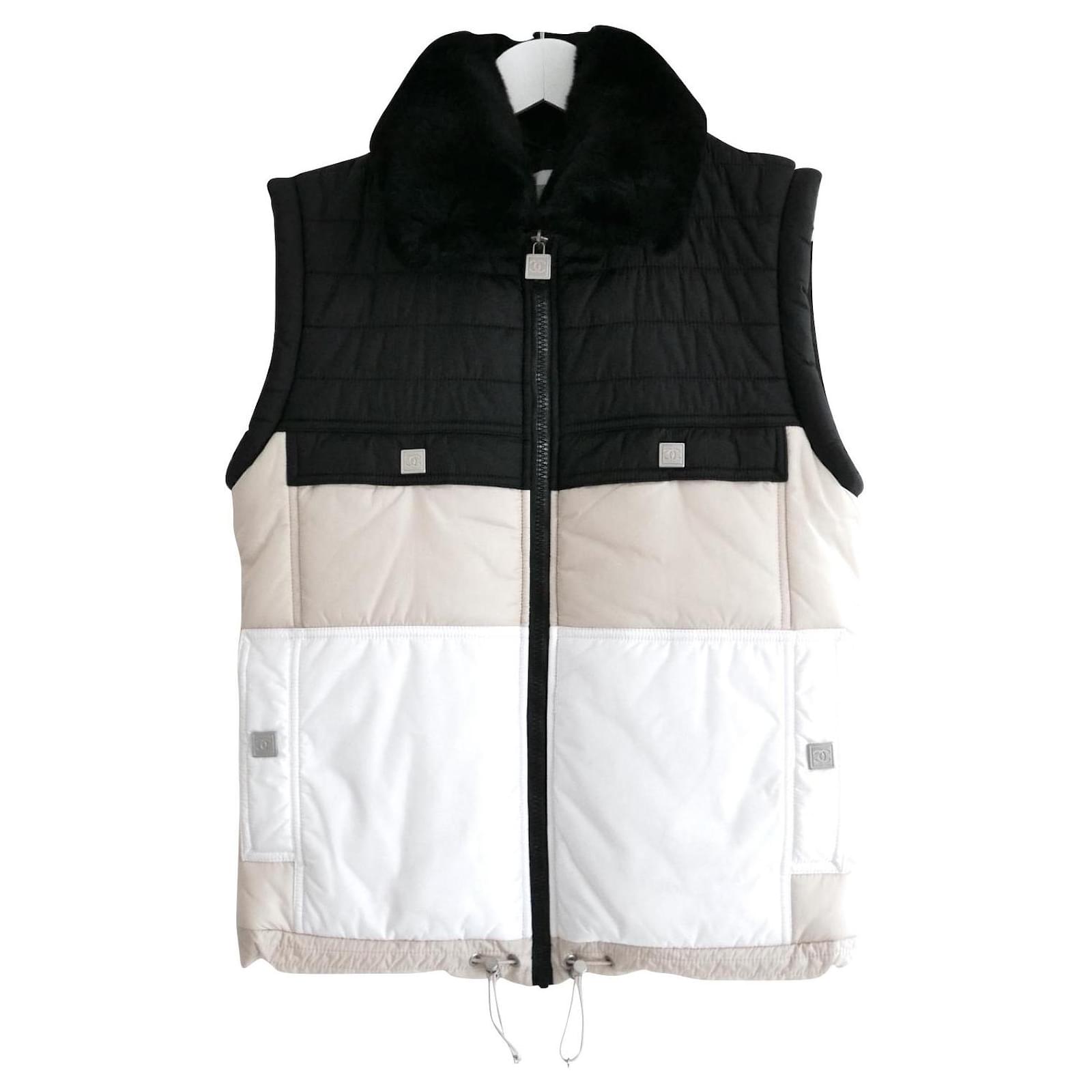 Chanel Sport Line 2005 Fur Collar Puffer Jacket