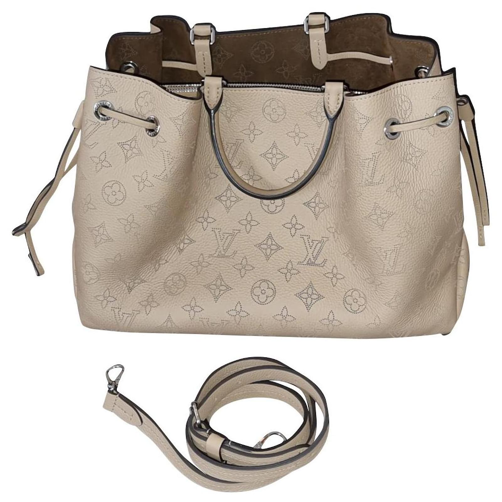 Louis Vuitton Bella Tote Bag Mahina Leather Silver Color Hardware –  EliteLaza