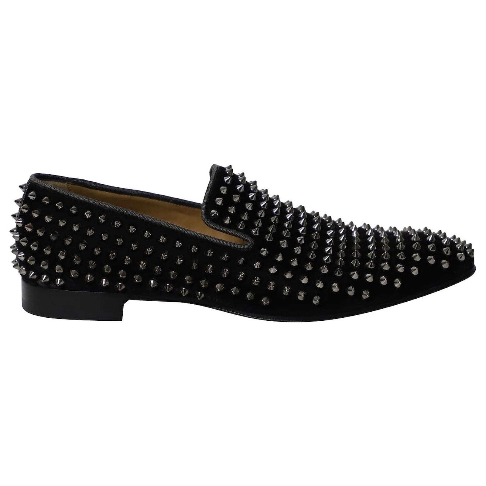 Christian Louboutin Dandelion Spikes Suede Loafer - ShopStyle