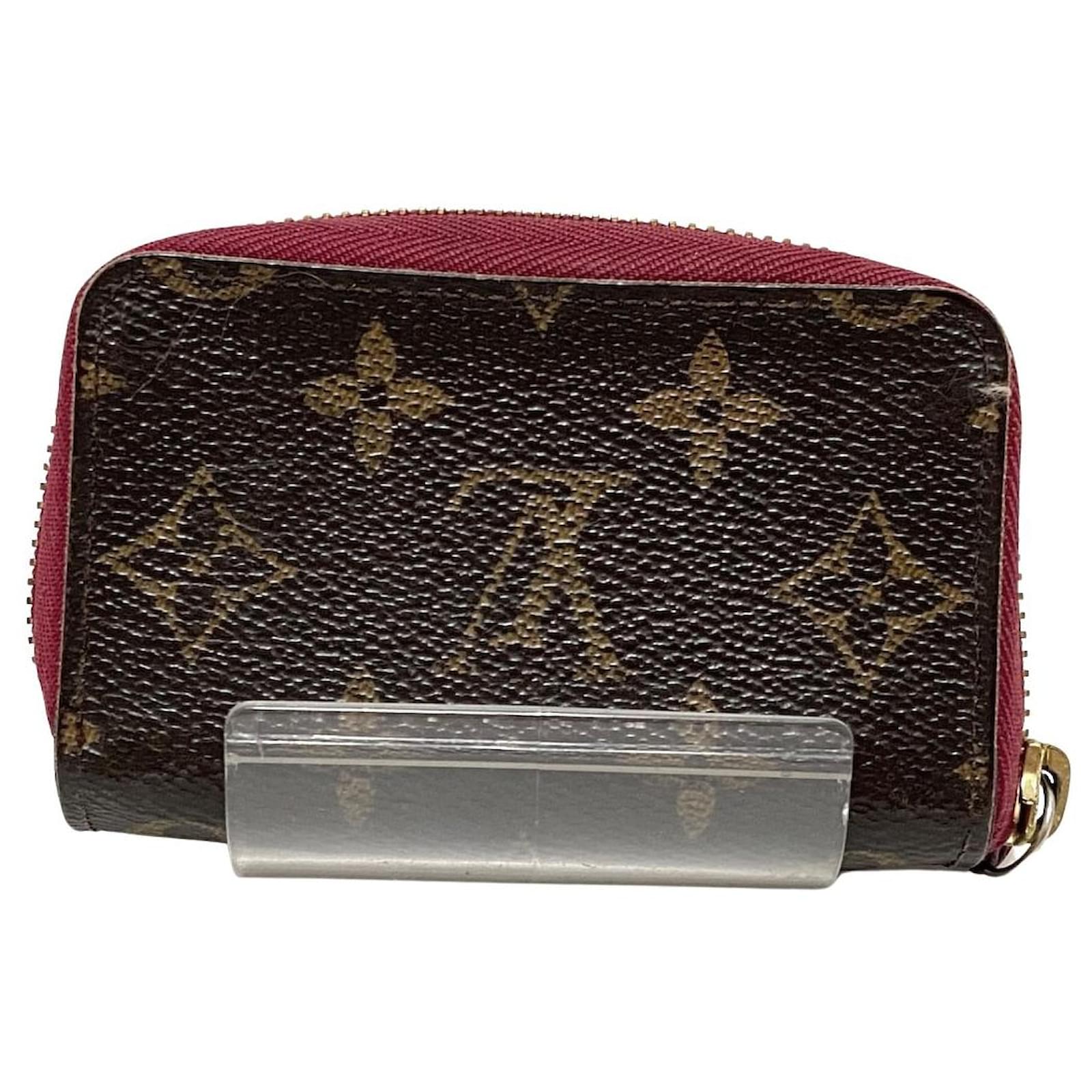 Louis Vuitton Zippy Coin Purse Brown Cloth ref.777329 - Joli Closet