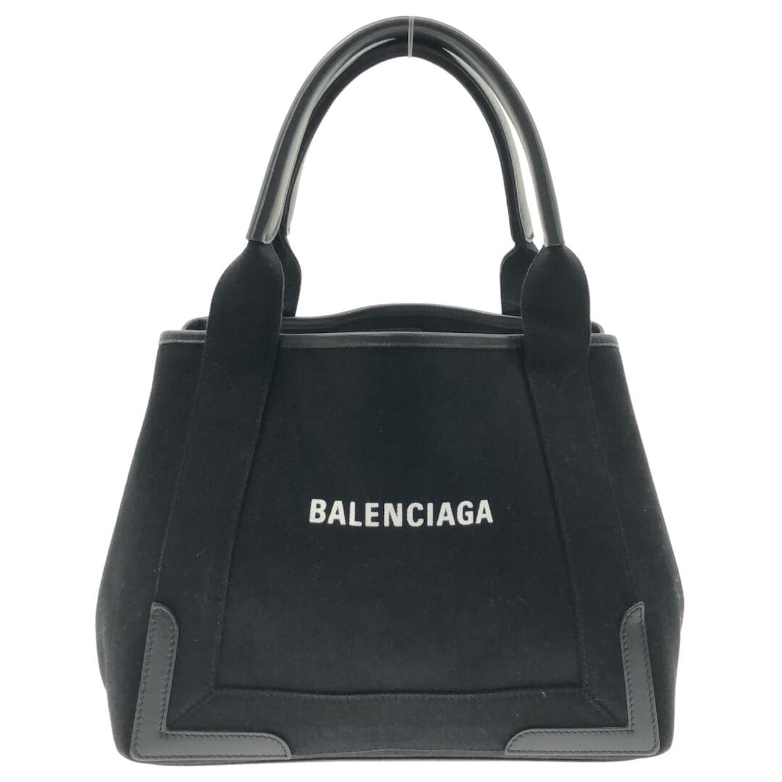 Balenciaga Navy Cabas Black Cloth ref.777478 - Joli Closet