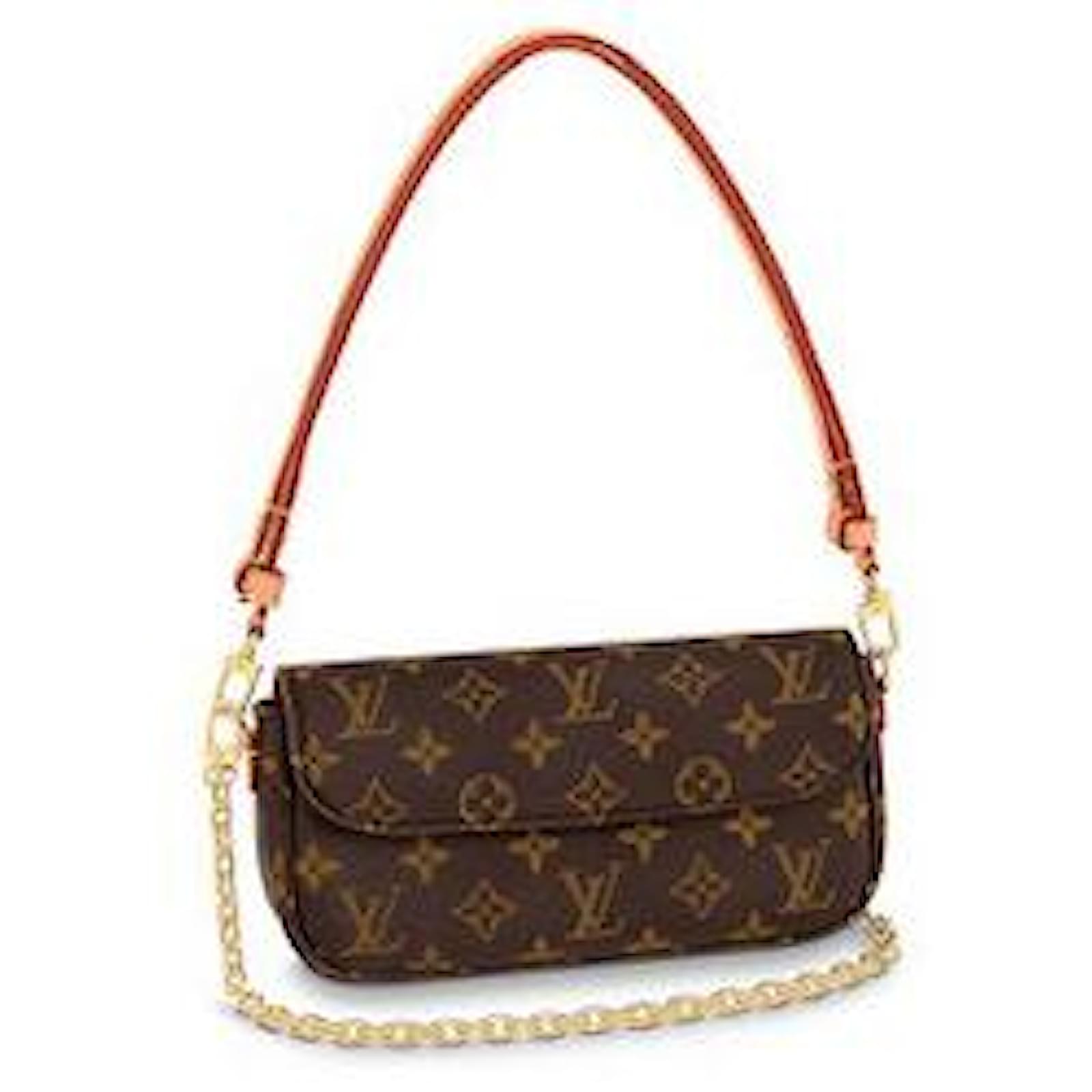 Louis Vuitton LV Ivy Wallet on chain new Brown Cloth ref.777694 - Joli  Closet