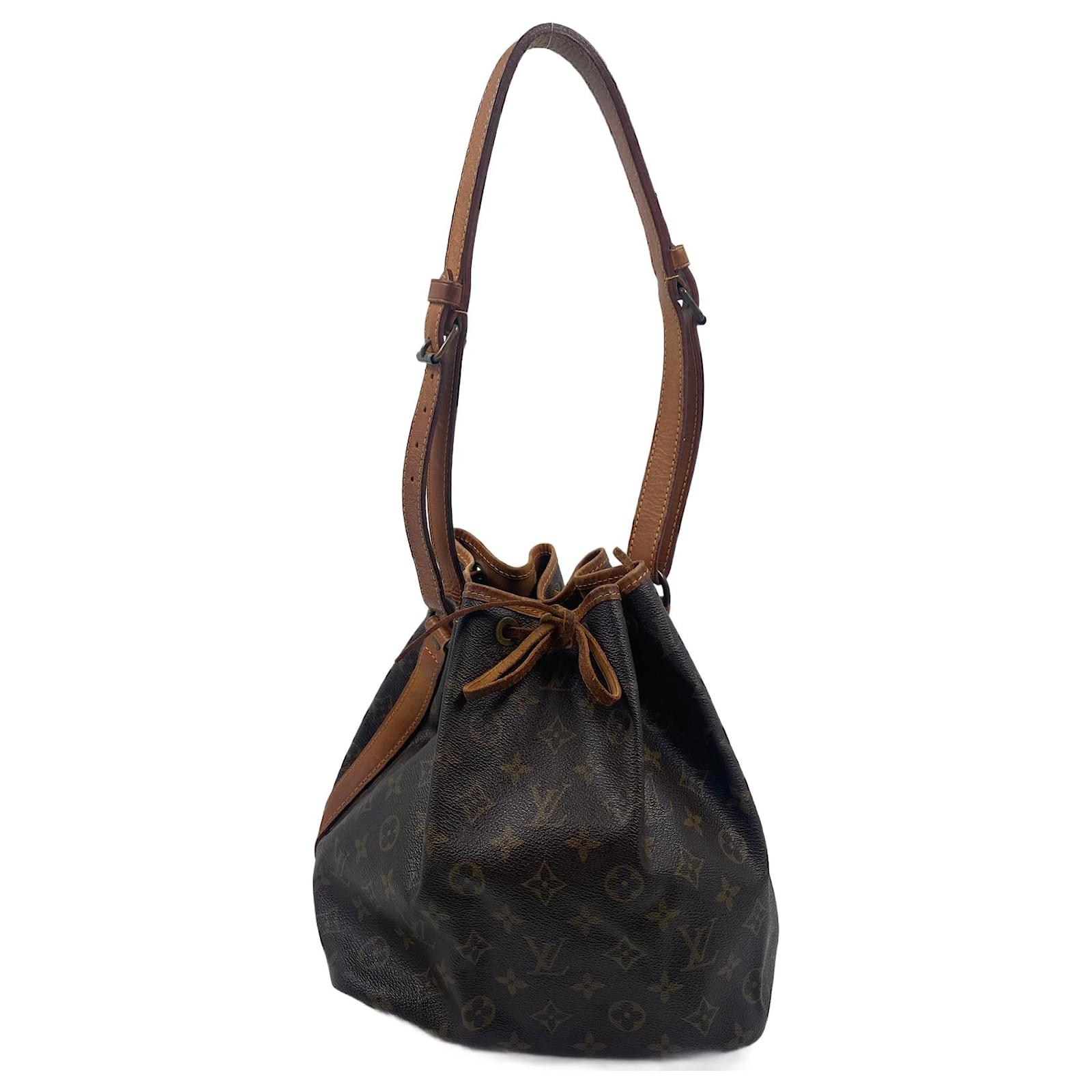 Louis Vuitton Petit Noe NM Monogram in Coated Canvas with Brass - US