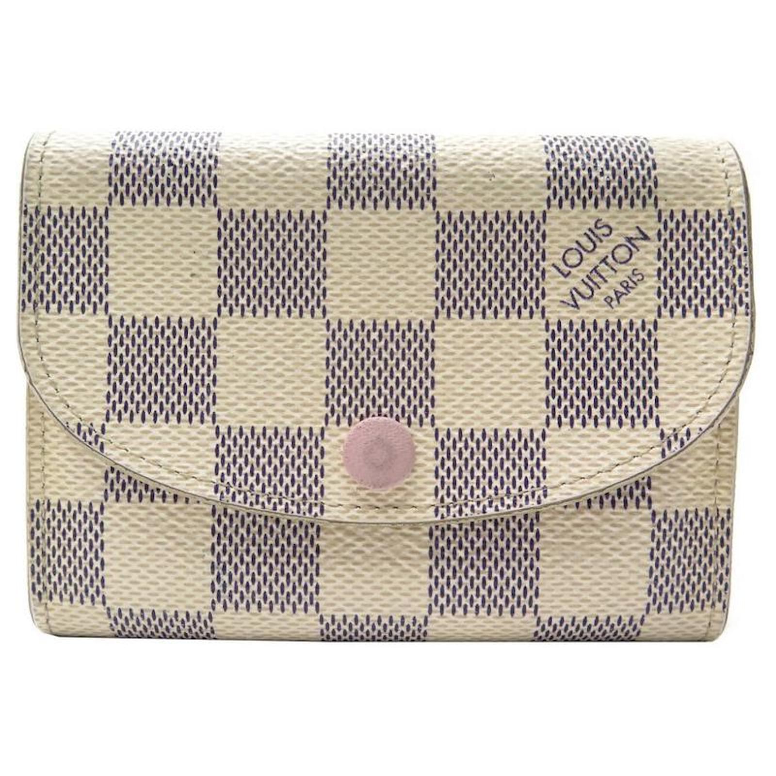 Rosalie Coin Purse Damier Azur Canvas - Wallets and Small Leather