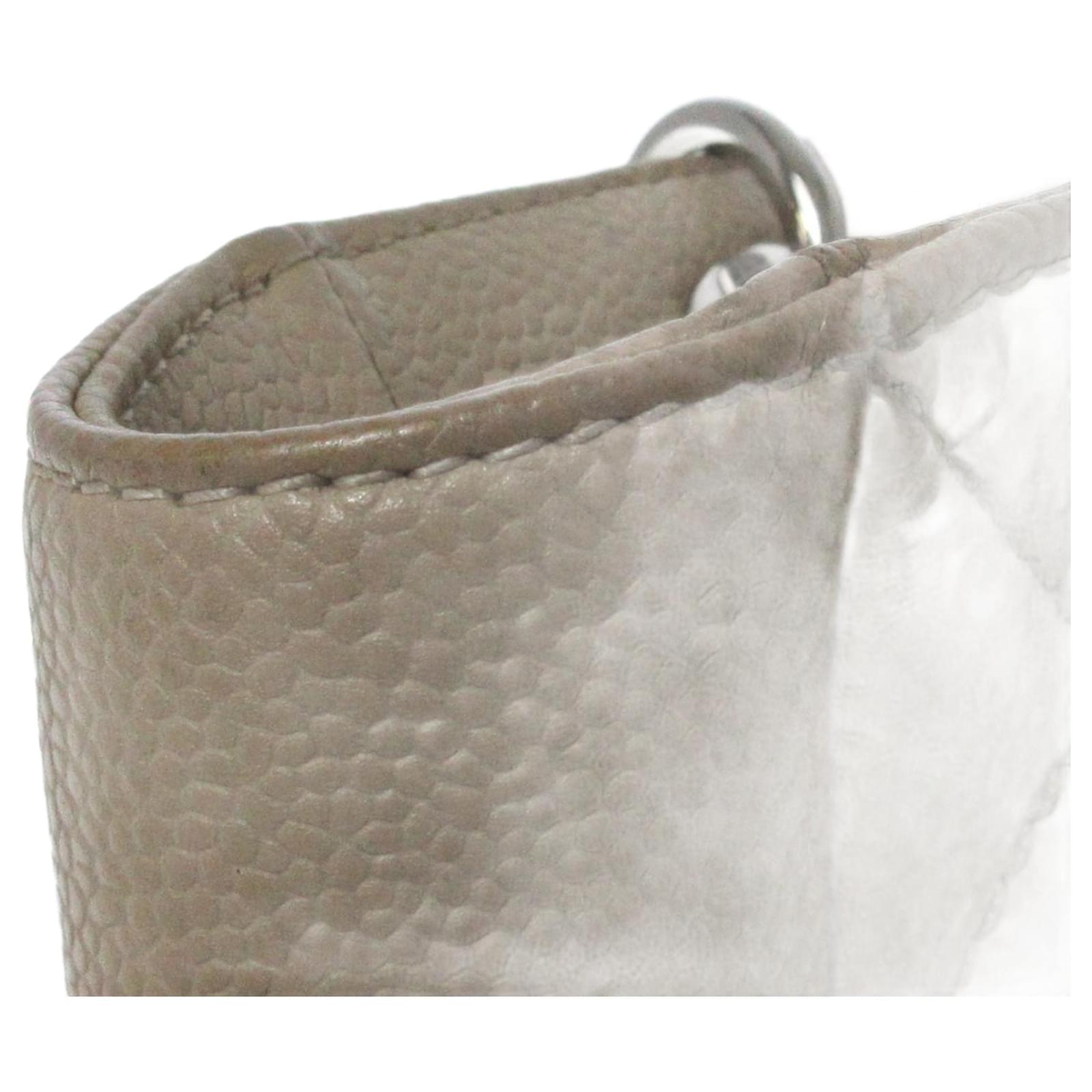 Chanel PST (Petite Shopping Tote) Beige Leather ref.778830 - Joli Closet