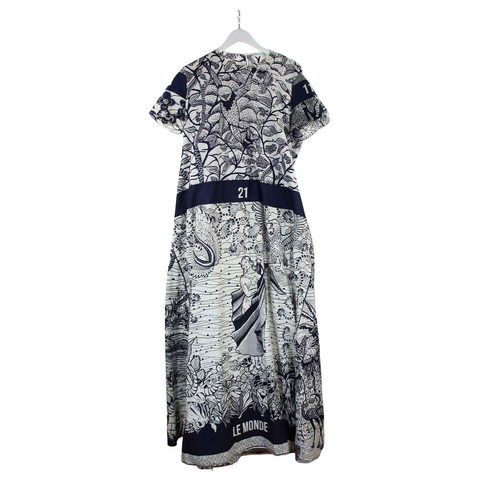Robe Dior 42 Coton Bleu ref.779091 - Joli Closet