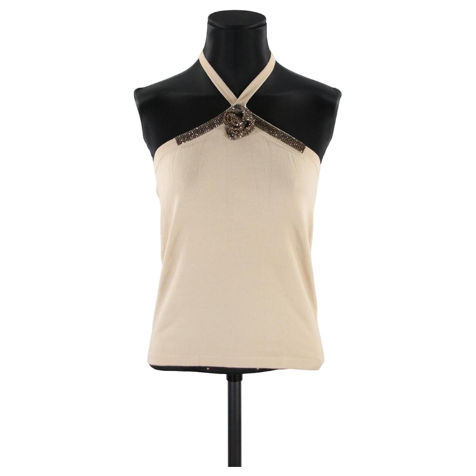 Dolce & Gabbana top 40 Beige Cotton ref.779277 Joli Closet