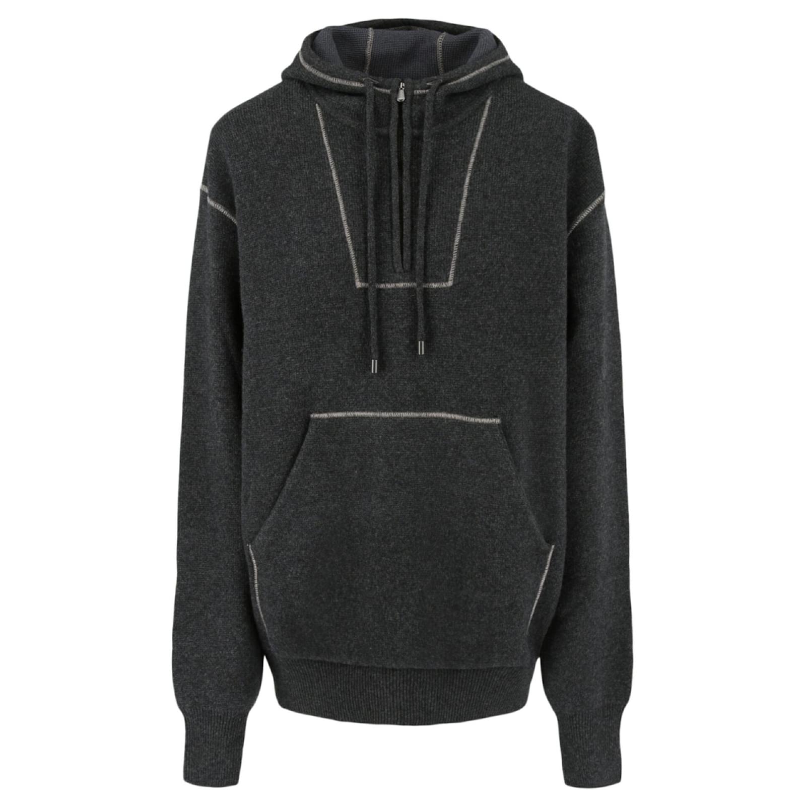 アウターその他 BOTTEGA VENETA Dark Grey Wool Sweatshirt Bottega Veneta Gray Wool & Cashmere Sweater Bottega Veneta