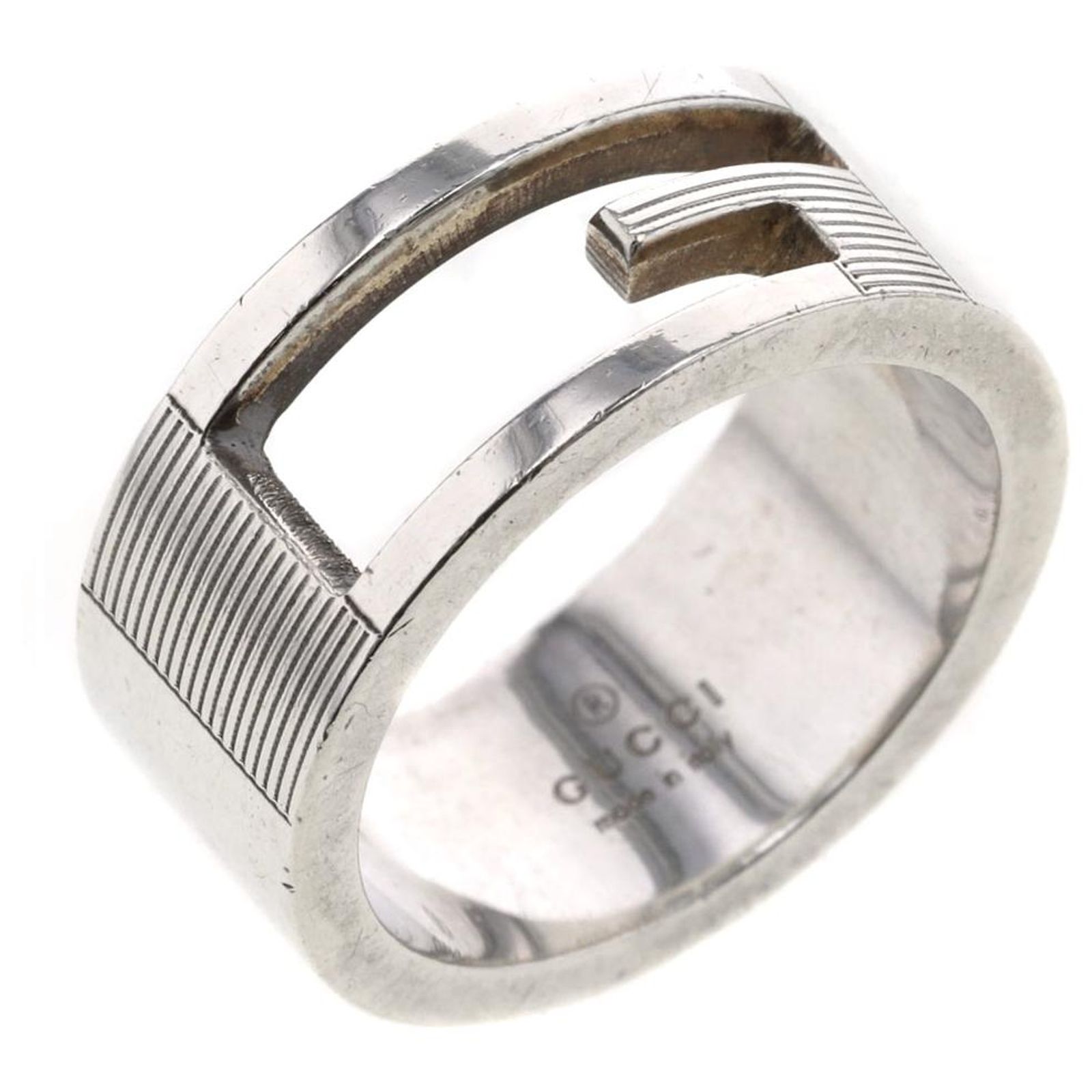 Bague Argent Sterling 11.90g - Taille 55 - Occasion