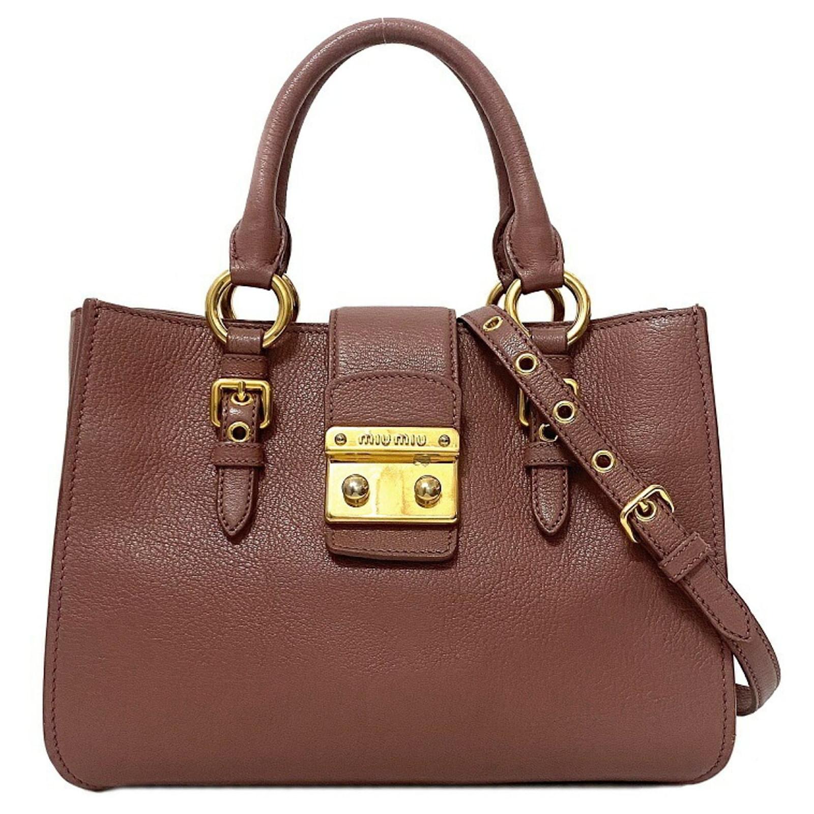 Miu Miu Madras Pink Leather ref.780568 Joli Closet