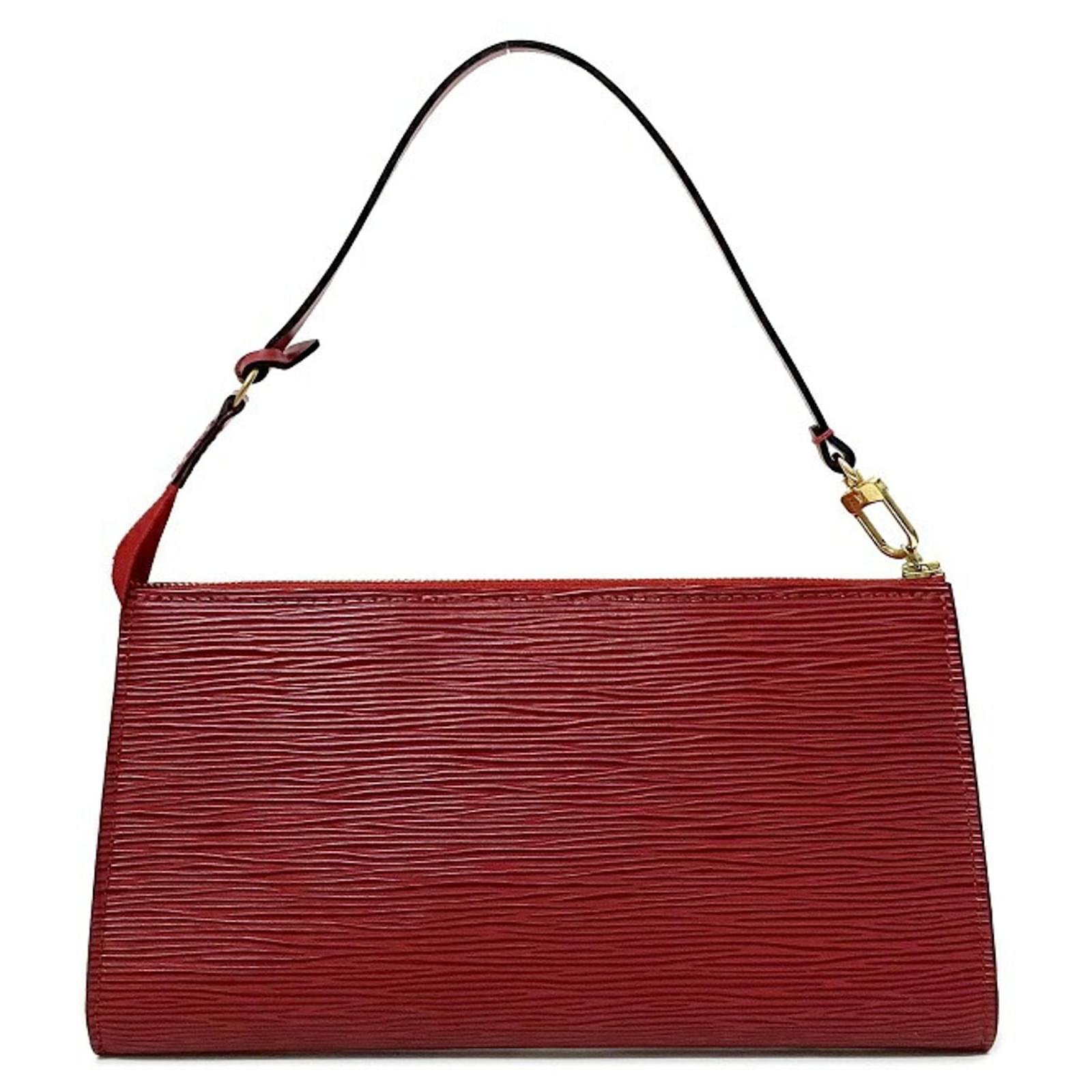 Louis Vuitton Pochette Accessoires Red Leather ref.780903 - Joli Closet