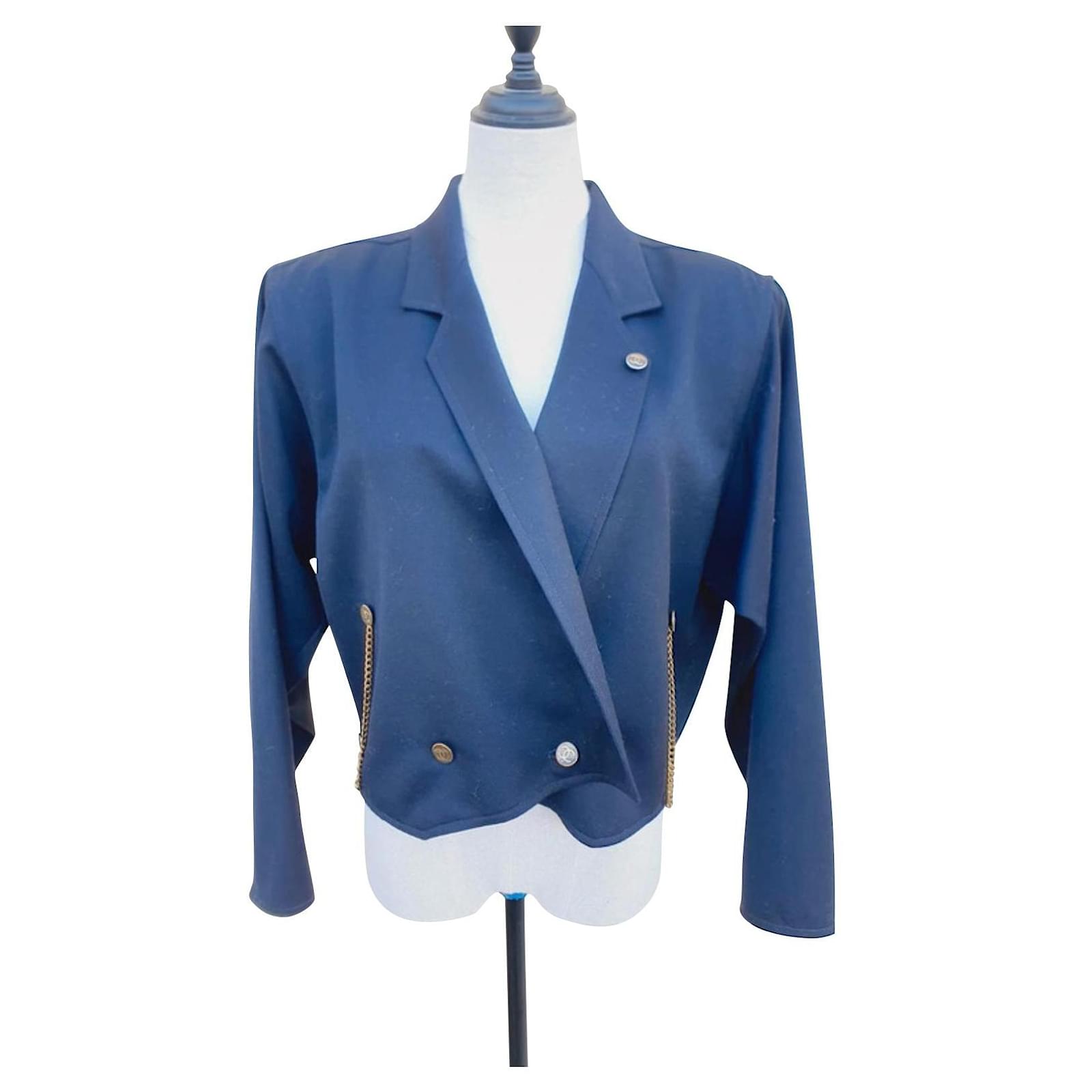 Chanel Blue Short Jacket