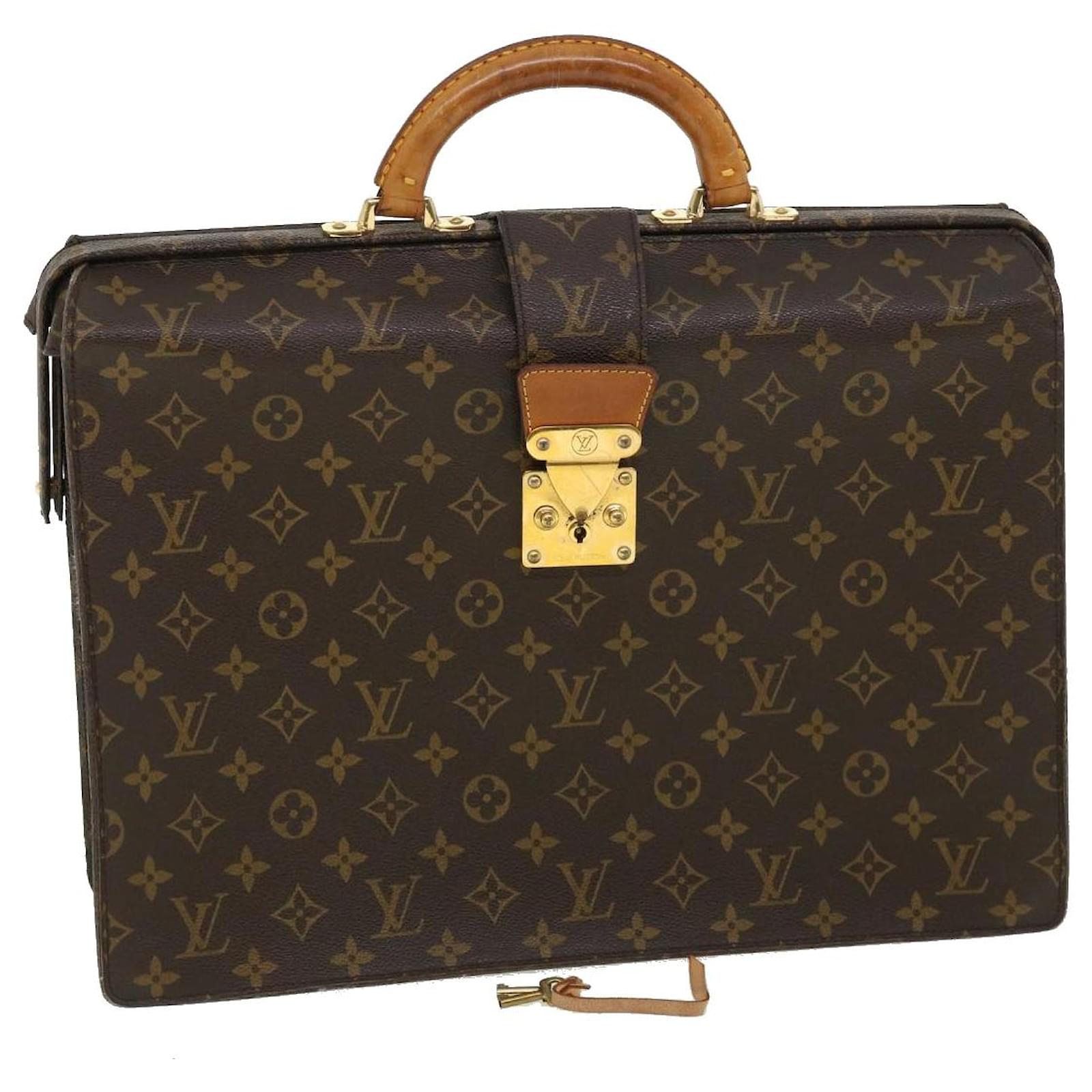 Louis Vuitton Monogram Serviette Fermoir - Brown Briefcases, Bags