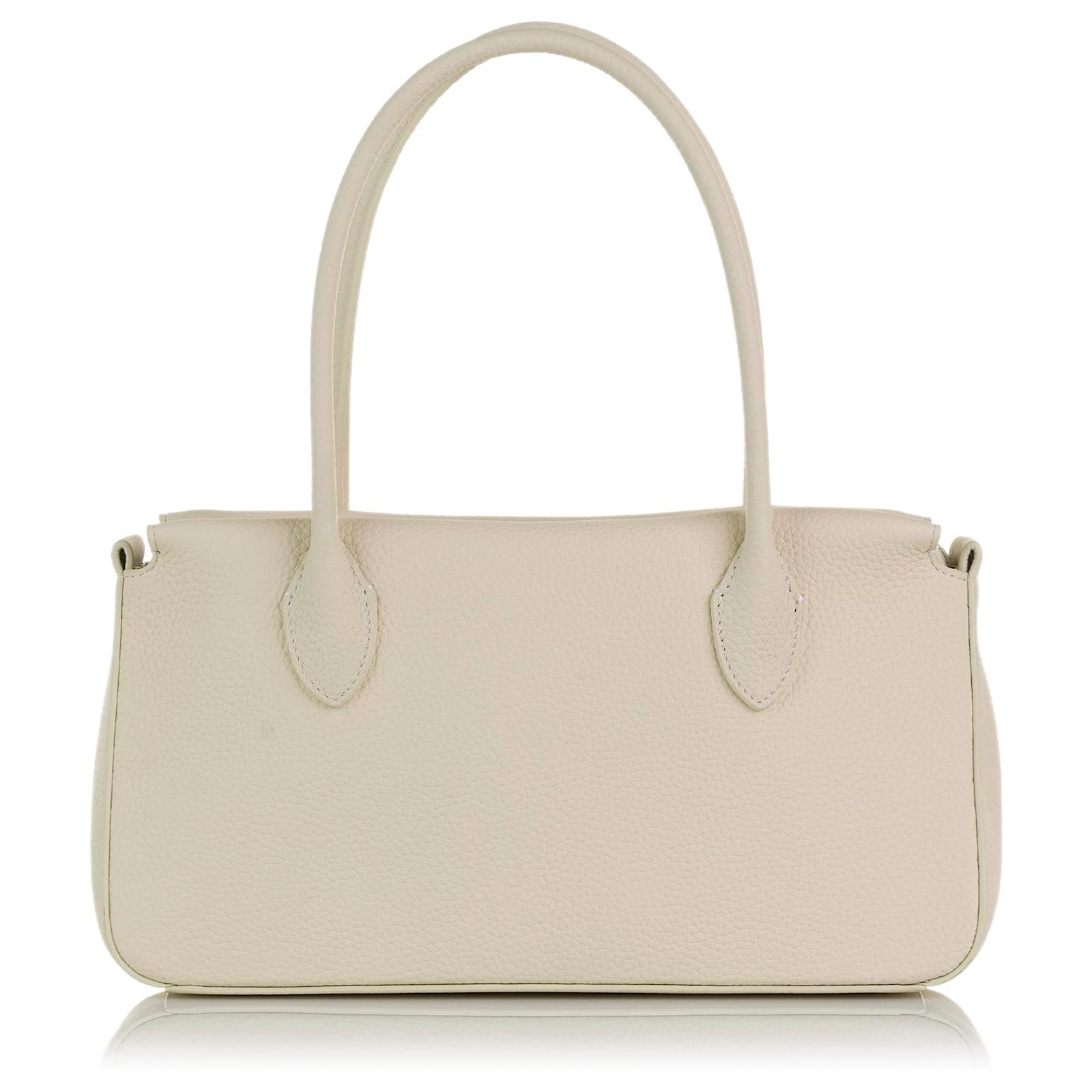 The Row White E W Top Handle Bag