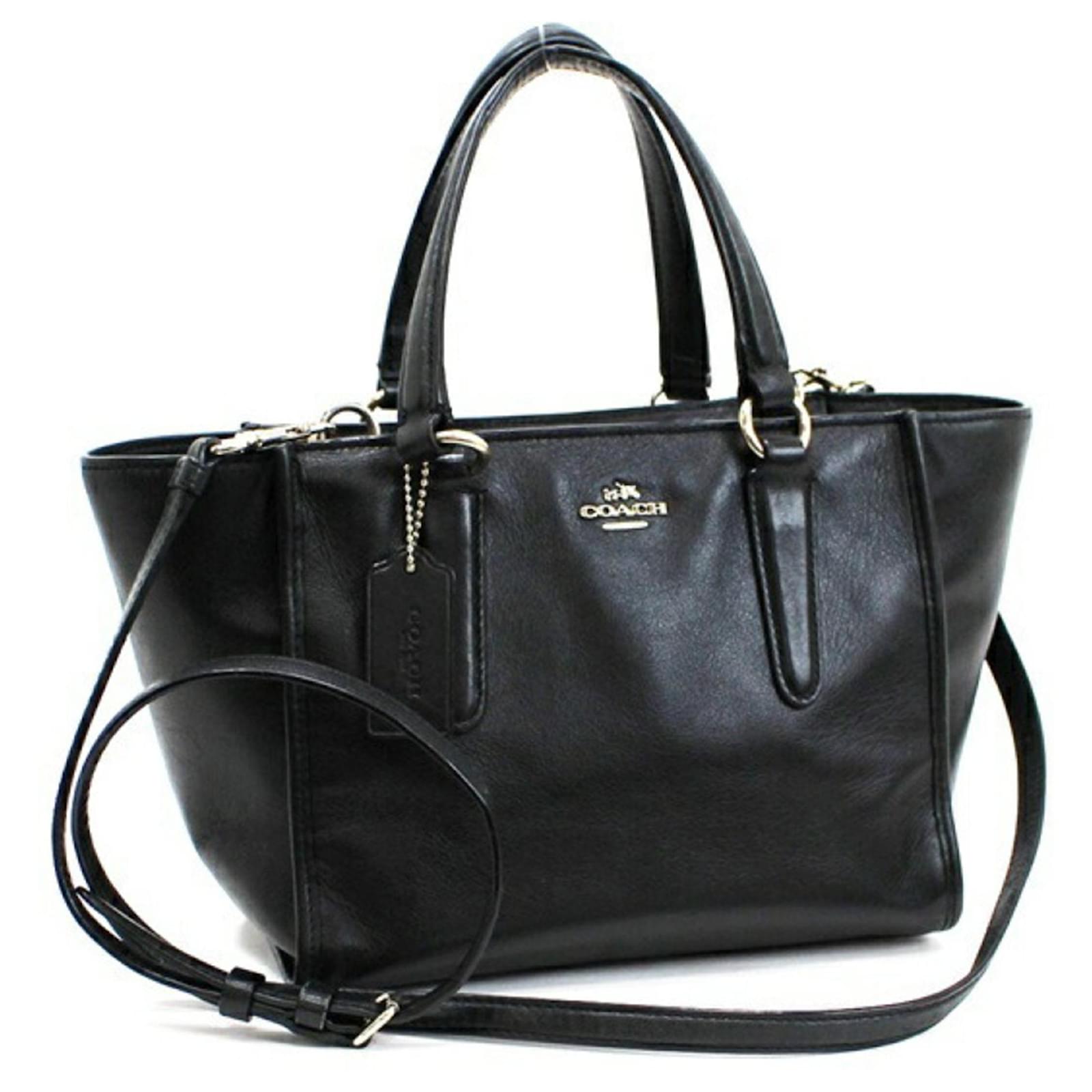 Coach Black Leather ref.782941 - Joli Closet